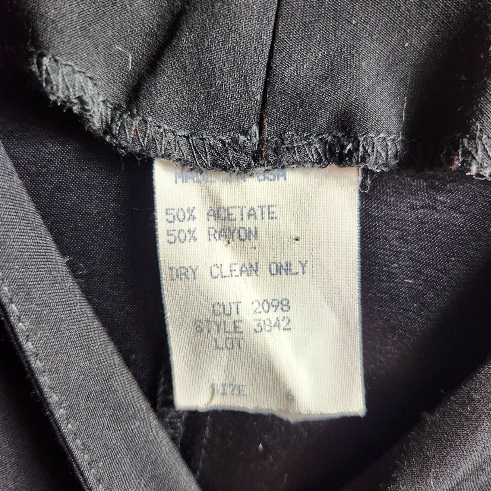Vintage VINTAGE 90s Womens Black Sleeveless Buttonfront V-Neck Midi Dress-Size 6 Size M / US 6-8 / IT 42-44 - 5 Thumbnail