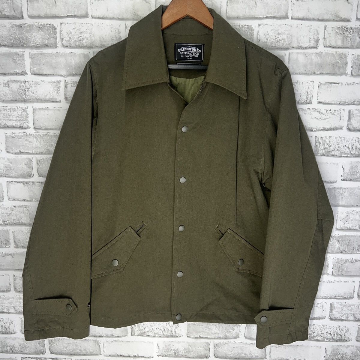 FrizmWORKS FRIZMWORKS Melbou Blouson Jacket - Olive Size US L / EU 52-54 / 3 - 3 Thumbnail