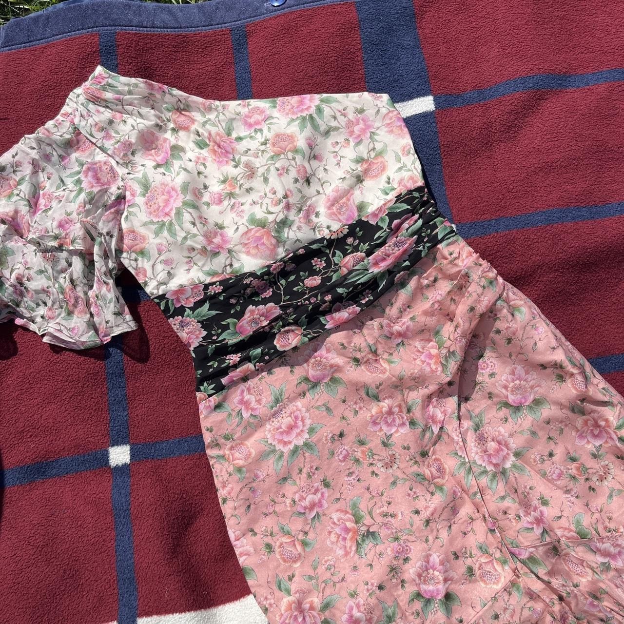 Amur SOLD OUT AMUR Alissa Gown floral one shoulder silk dress Size M / US 6-8 / IT 42-44 - 2 Thumbnail