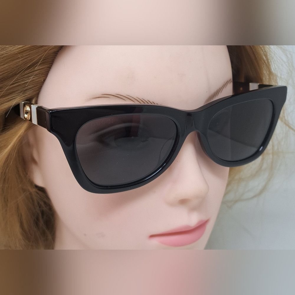 Gucci Gucci Sunglasses Cat Eye Mother of Pearl Black Gray GG0598S Size ONE SIZE - 6 Thumbnail