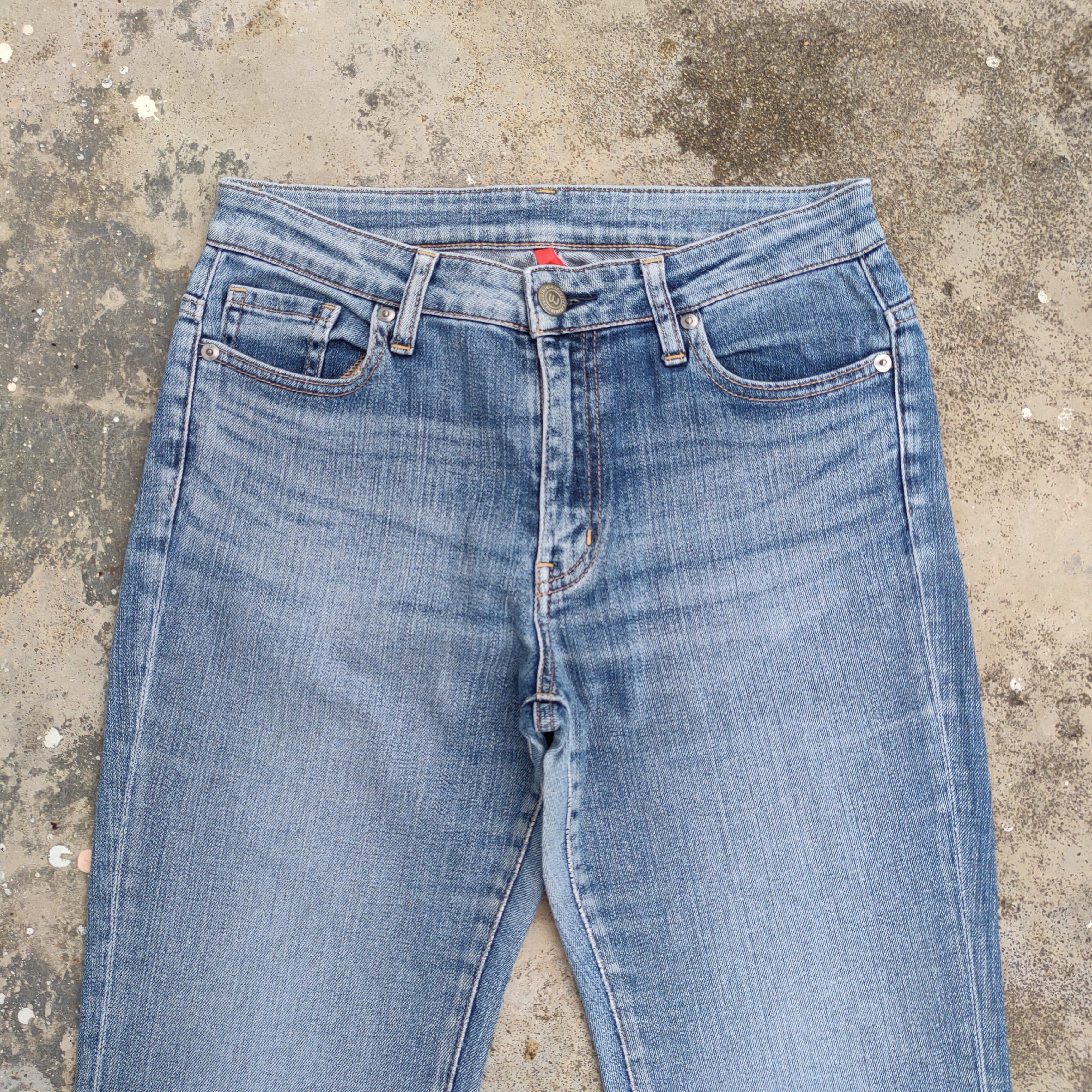 Japanese Brand × Jean × Vintage FLARE VINTAGE JAPANESE FADED JEANS DENIM PANTS Size US 29 - 2 Thumbnail