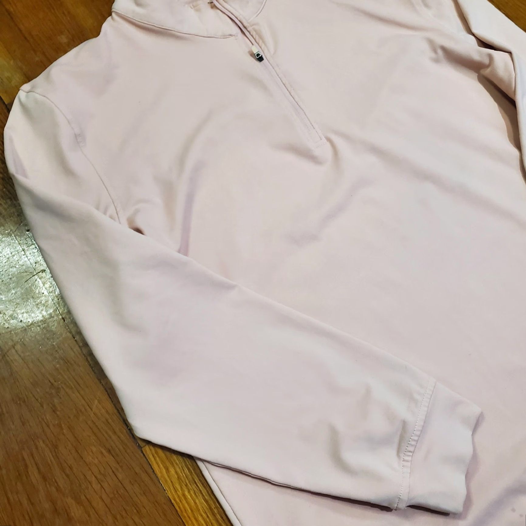 Pinko GreenSide Pullover Mens Large Pink 1/4 Zip Long Sleeve Golf Shirt Performance Size US L / EU 52-54 / 3 - 2 Thumbnail
