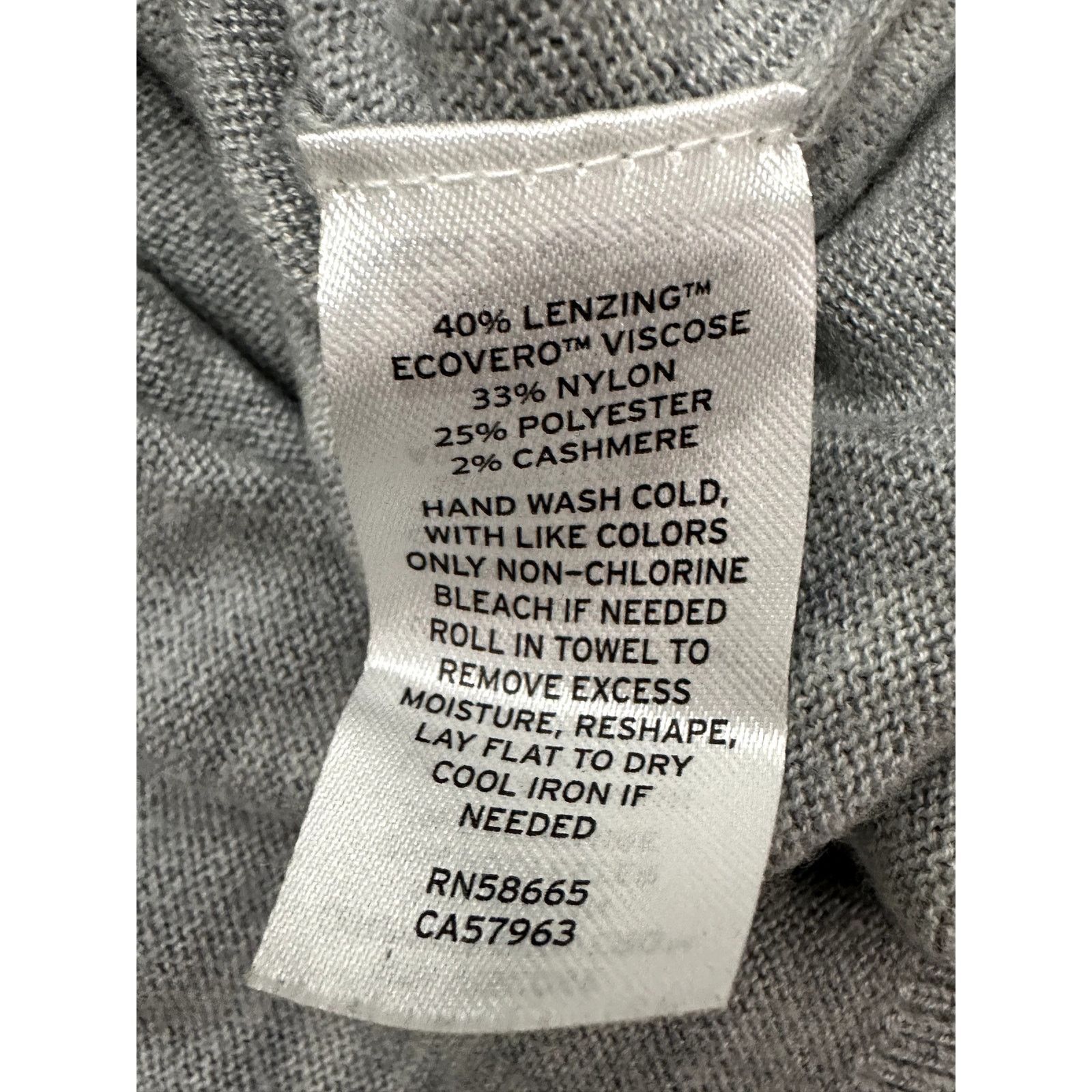 Treasure & Bond Treasure & Bond Sweater Relaxed Fit V-Neck Gray Women's XS Size XS / US 0-2 / IT 36-38 - 9 Thumbnail