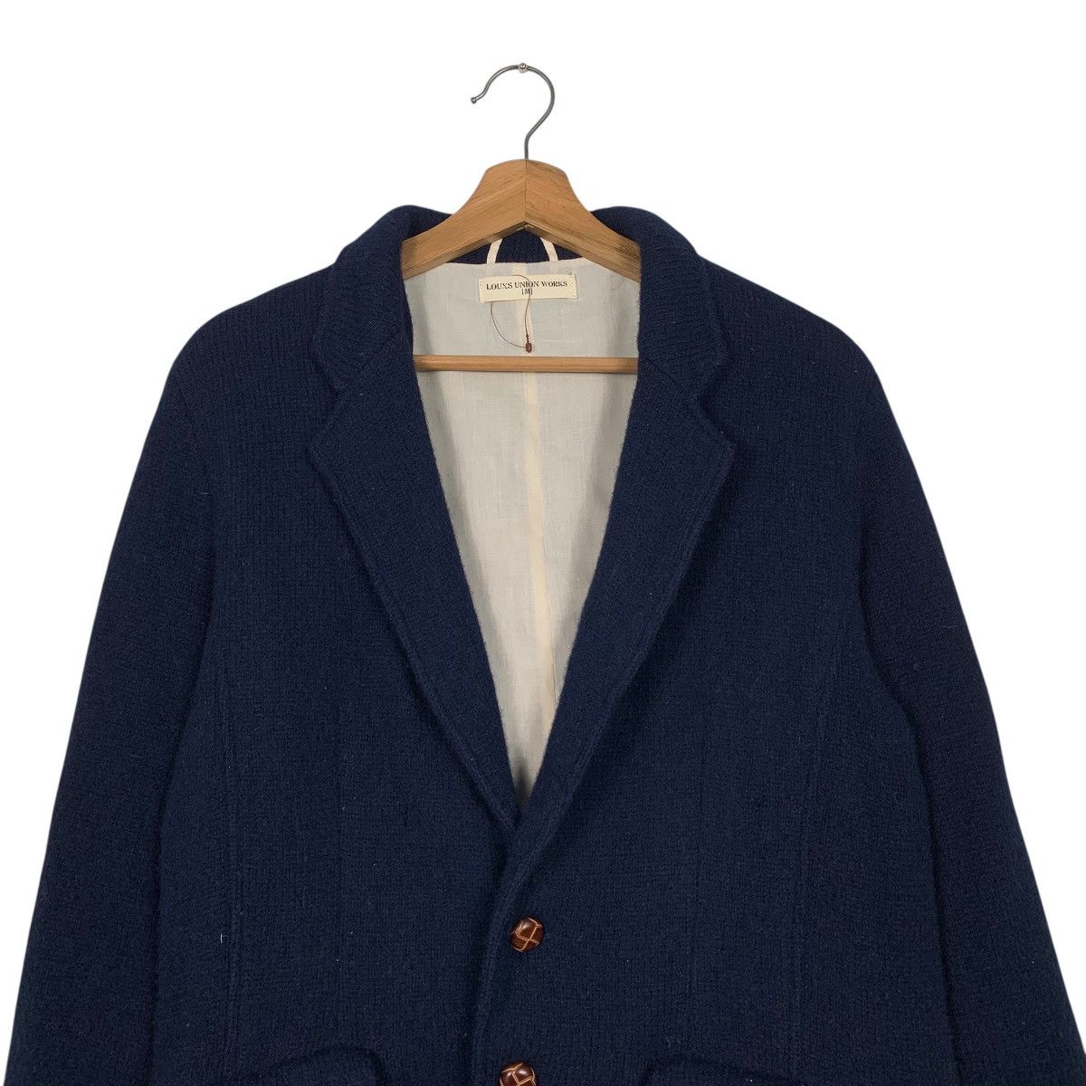 Japanese Brand Louxs Union Work Wool Casual Jacket Size US M / EU 48-50 / 2 - 2 Thumbnail