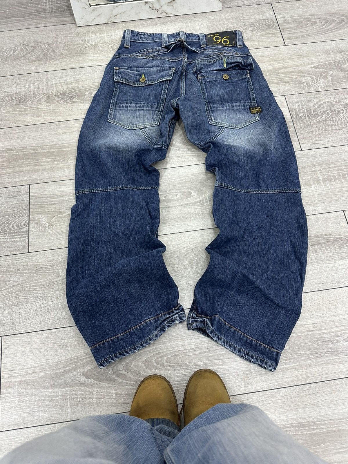 G-Star G-Star Raw 96 Vintage Y2K Jeans Distressed Baggy Size US 32 / EU 48 - 2 Thumbnail