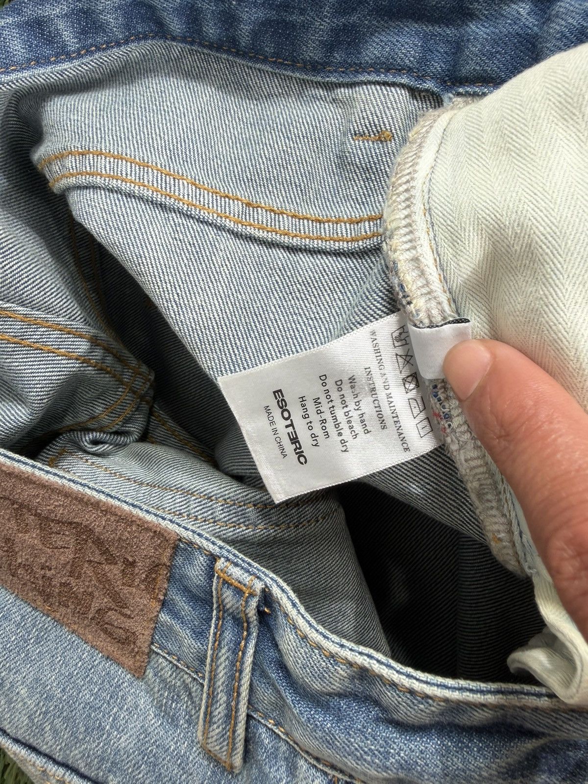 Other Esoteric Thing Distressed Denim Jeans Size US 38 / EU 54 - 6 Thumbnail