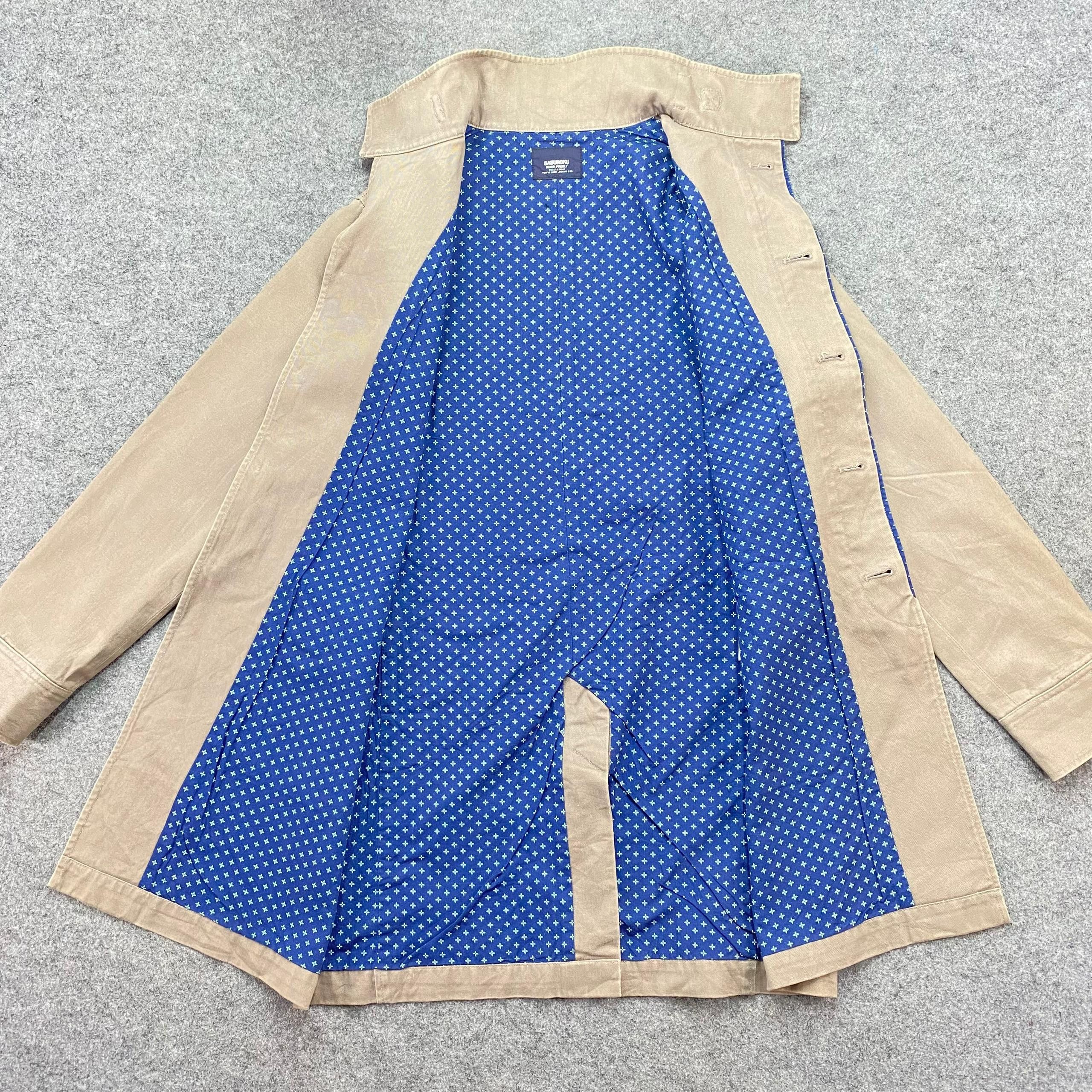 Yohji Yamamoto Vintage Saburoku Long Jacket Size US M / EU 48-50 / 2 - 3 Thumbnail