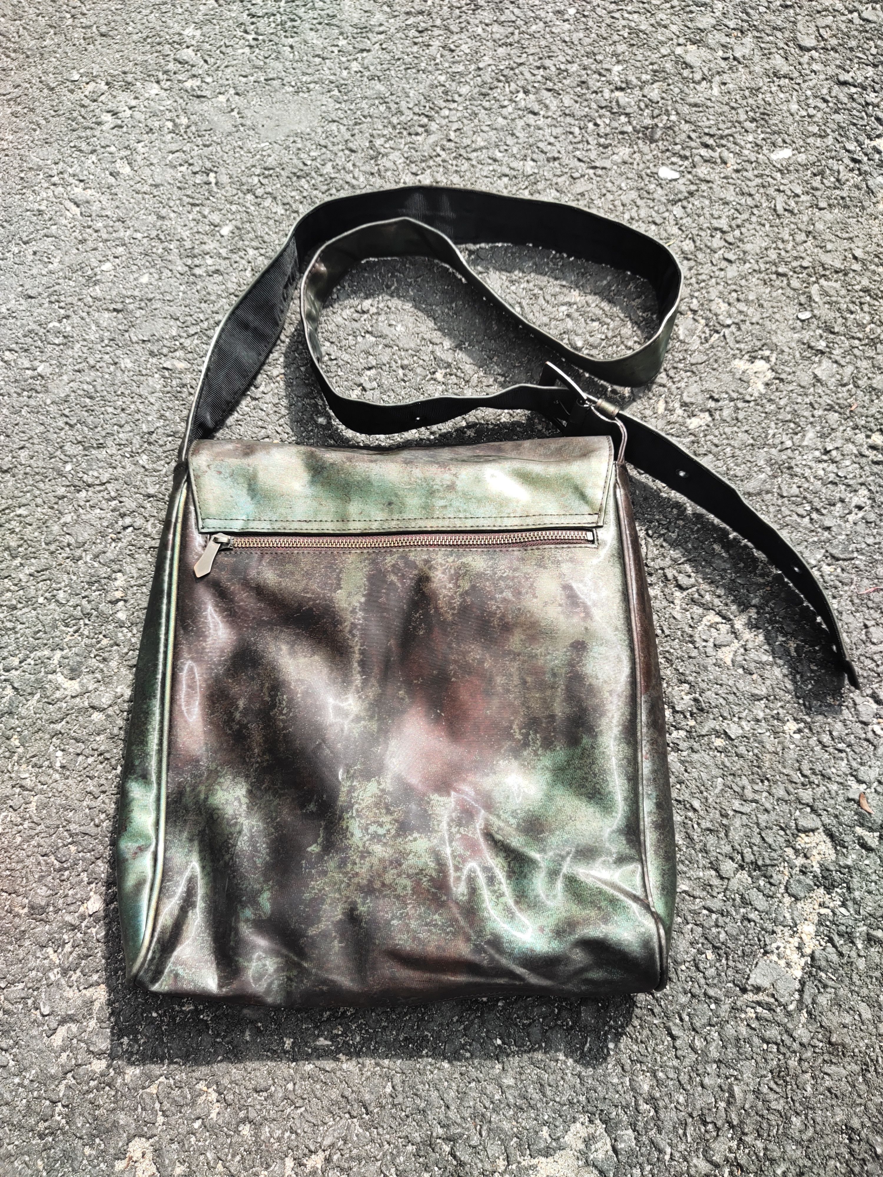 Gaultier Homme Objet × Jean Paul Gaultier Rare Vtg JPG Gaultier Cyber Rust Sling Messenger Bag Size ONE SIZE - 2 Thumbnail