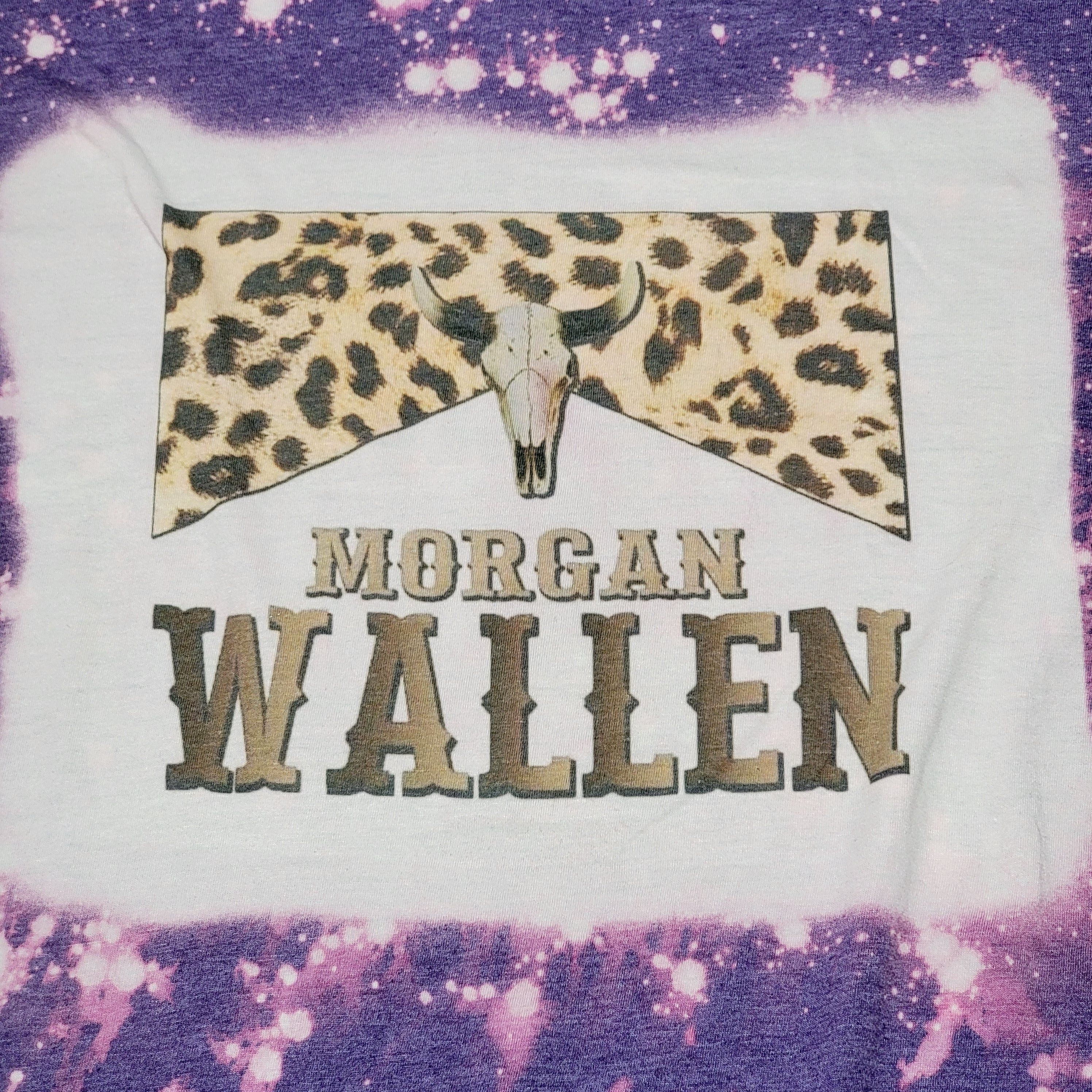Other Morgan Wallen SS Bleach Dyed Purple Tee - Size Large Size L / US 10 / IT 46 - 2 Thumbnail