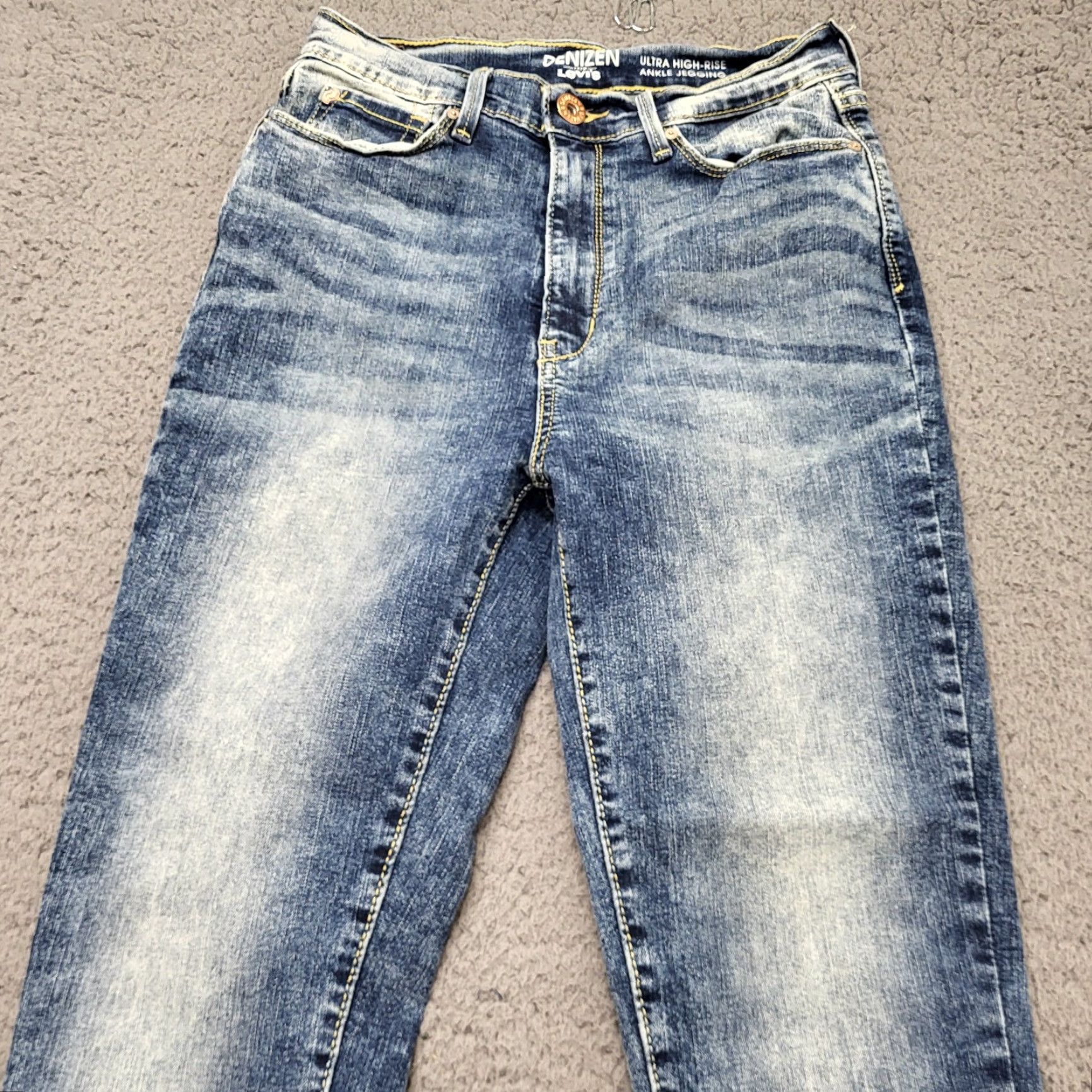 Levi's Levi's Denizen Jeans Women's 7 W28 Ultr High-Rise Ankle Jeggings Acid Wash Denim Jeans Women's 90s Beach Size 28" / US 6 / IT 42 - 5 Thumbnail