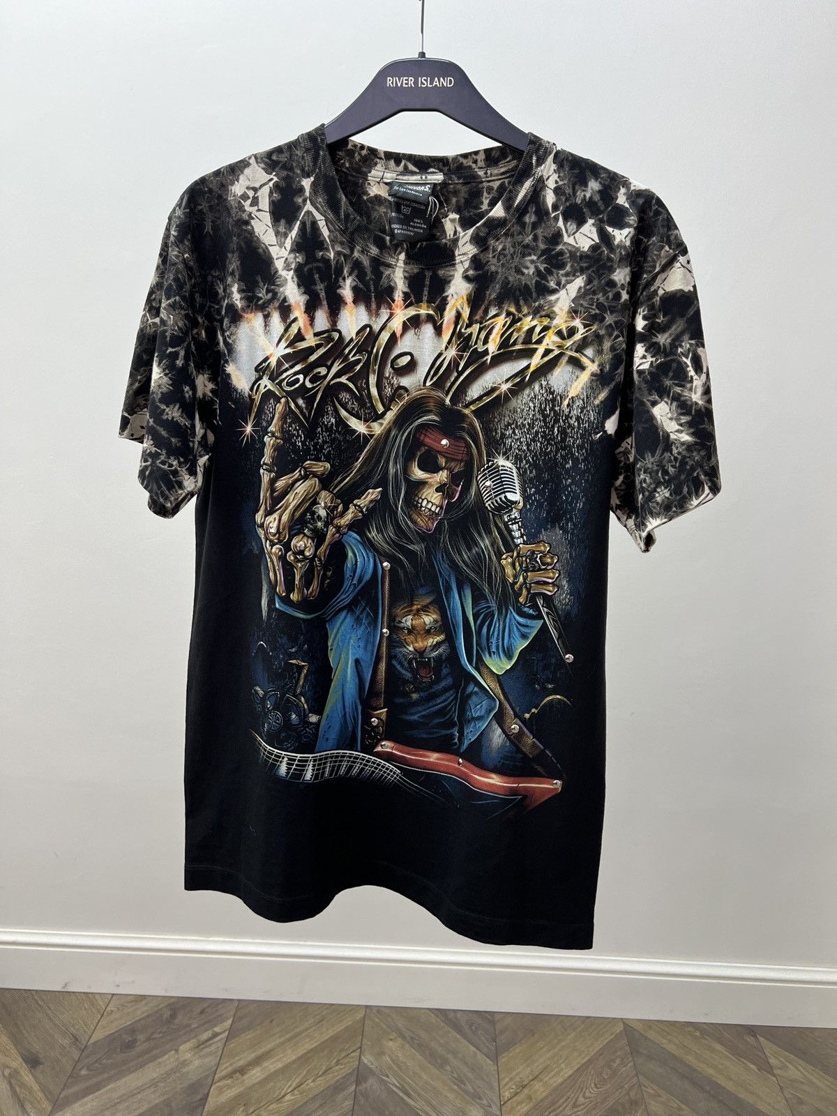 Other Vintage 90s Survivors Rock of Ages Skeleton Band T-Shirt Size US M / EU 48-50 / 2 - 1 Thumbnail