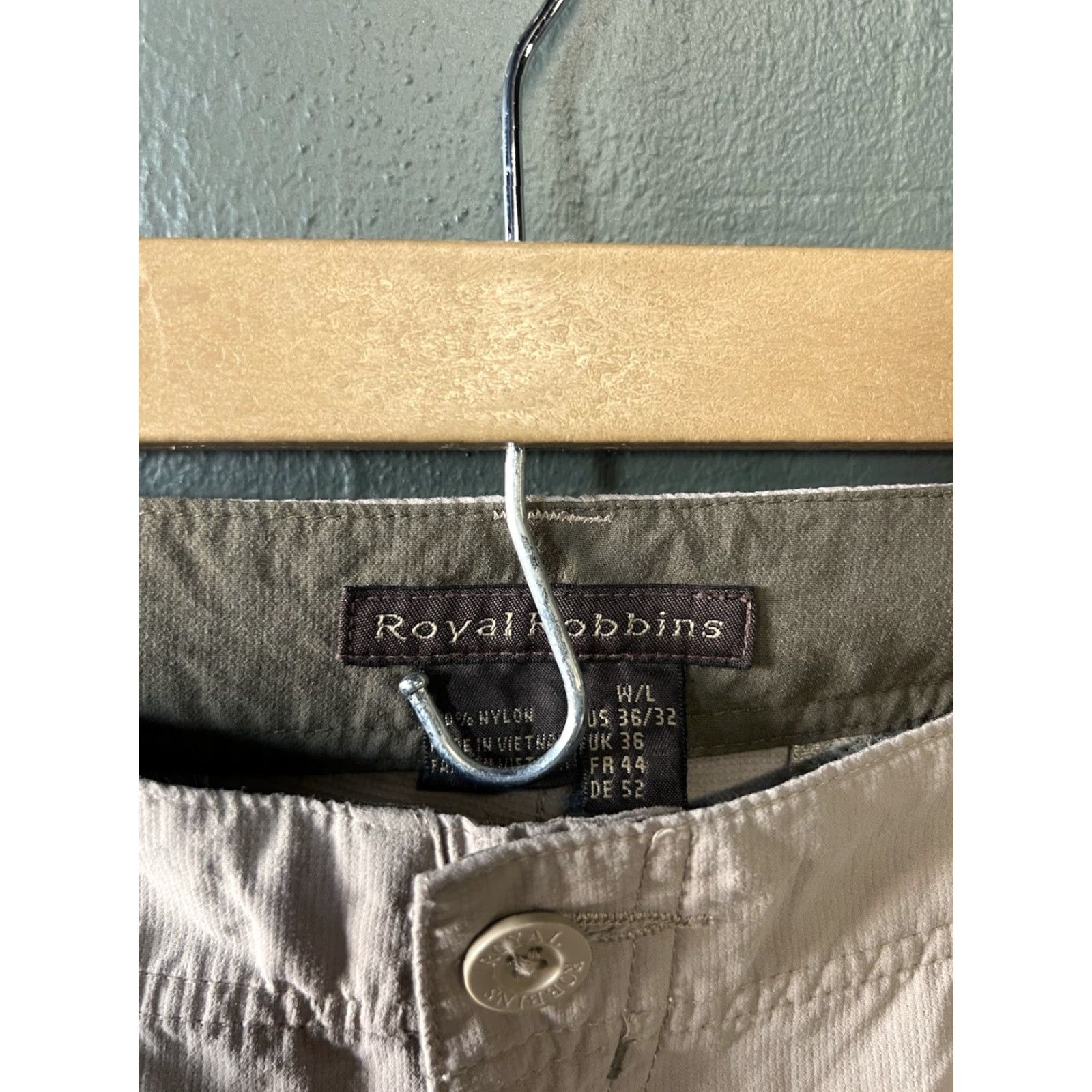Royal Robbins Royal Robbins Pants Mens Brown Nylon Chino Outdoor Hiking 36 x 32 Regular Size 36 Brown Nylon 32 Inseam Size US 36 / EU 52 - 3 Thumbnail