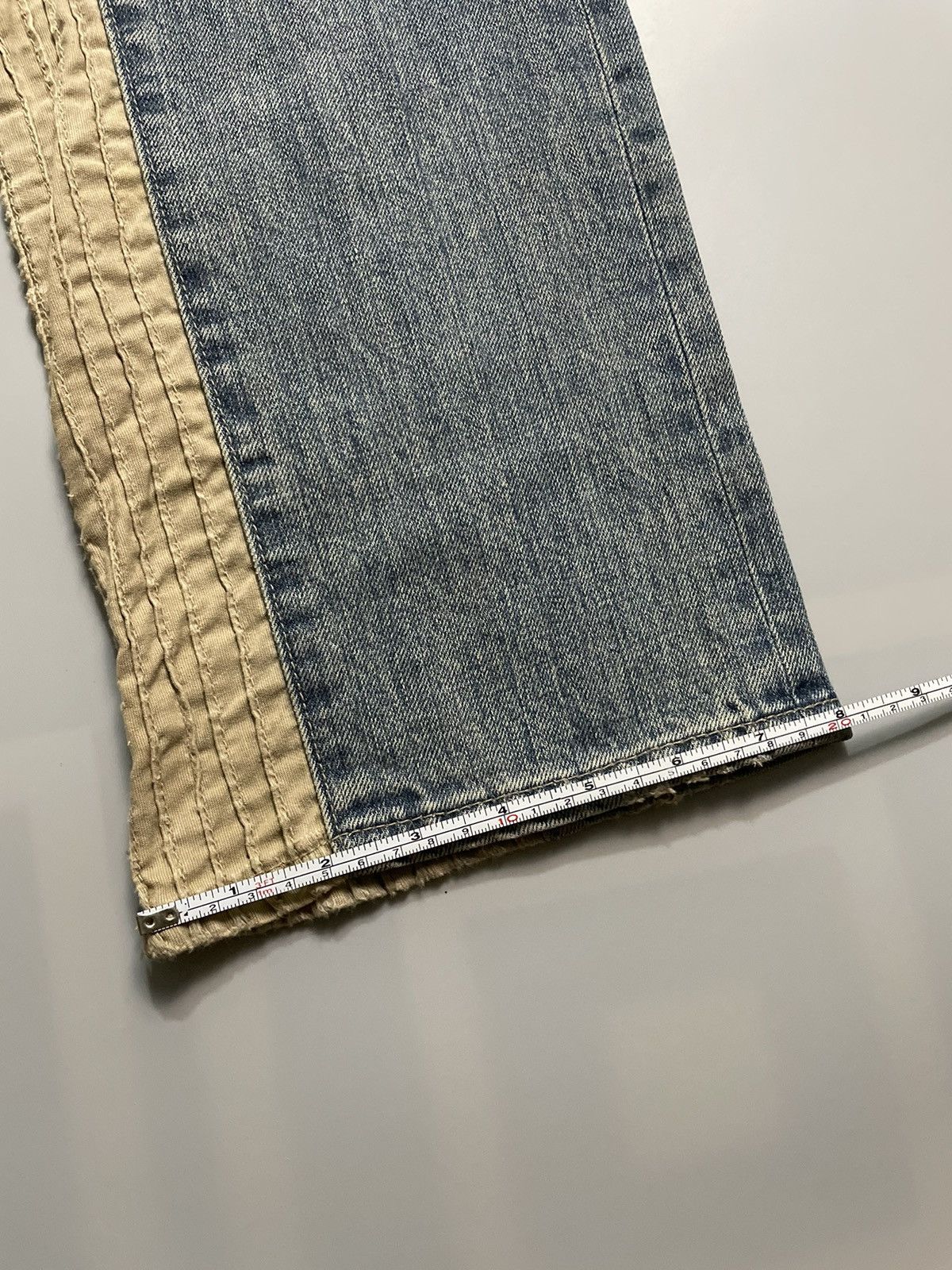 Japanese Brand Prigs Hybrid Panelled Denim Size US 32 / EU 48 - 24 Thumbnail