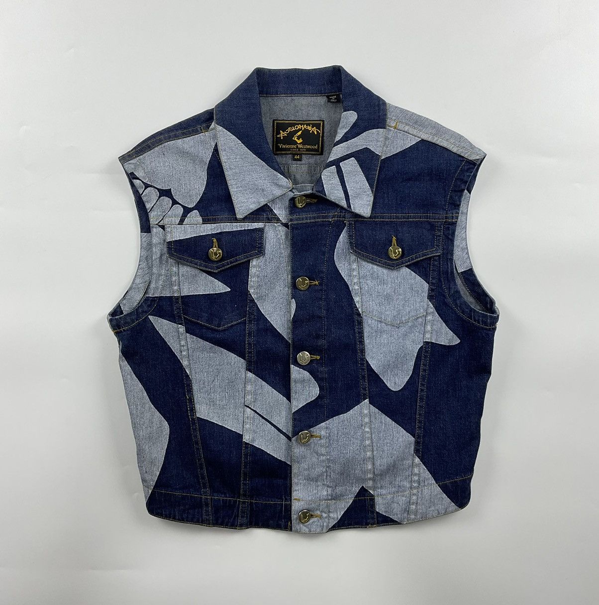 Vivienne Westwood Vivienne Westwood Anglomania F/W'98 Sword Print Vest Size US S / EU 44-46 / 1 - 1 Thumbnail