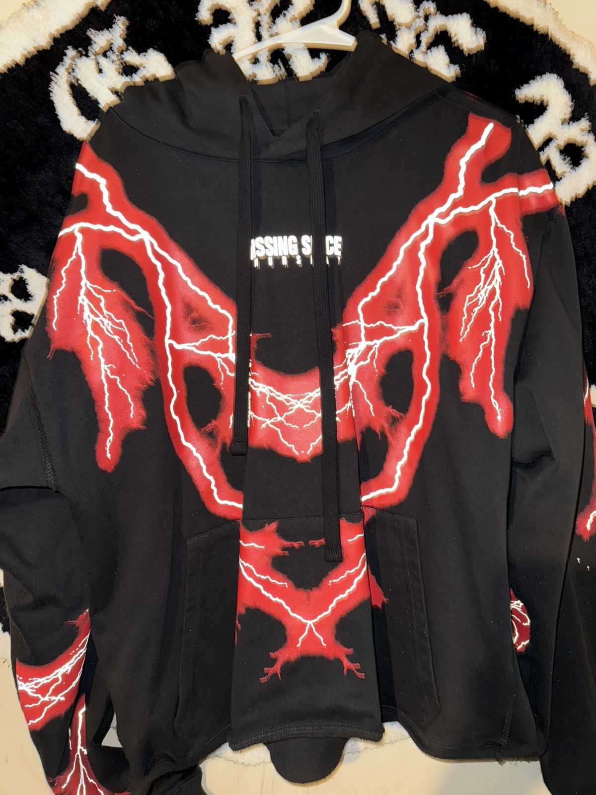 Missing Since Thursday MST Red and black Lightning hoodie Size US M / EU 48-50 / 2 - 5 Thumbnail