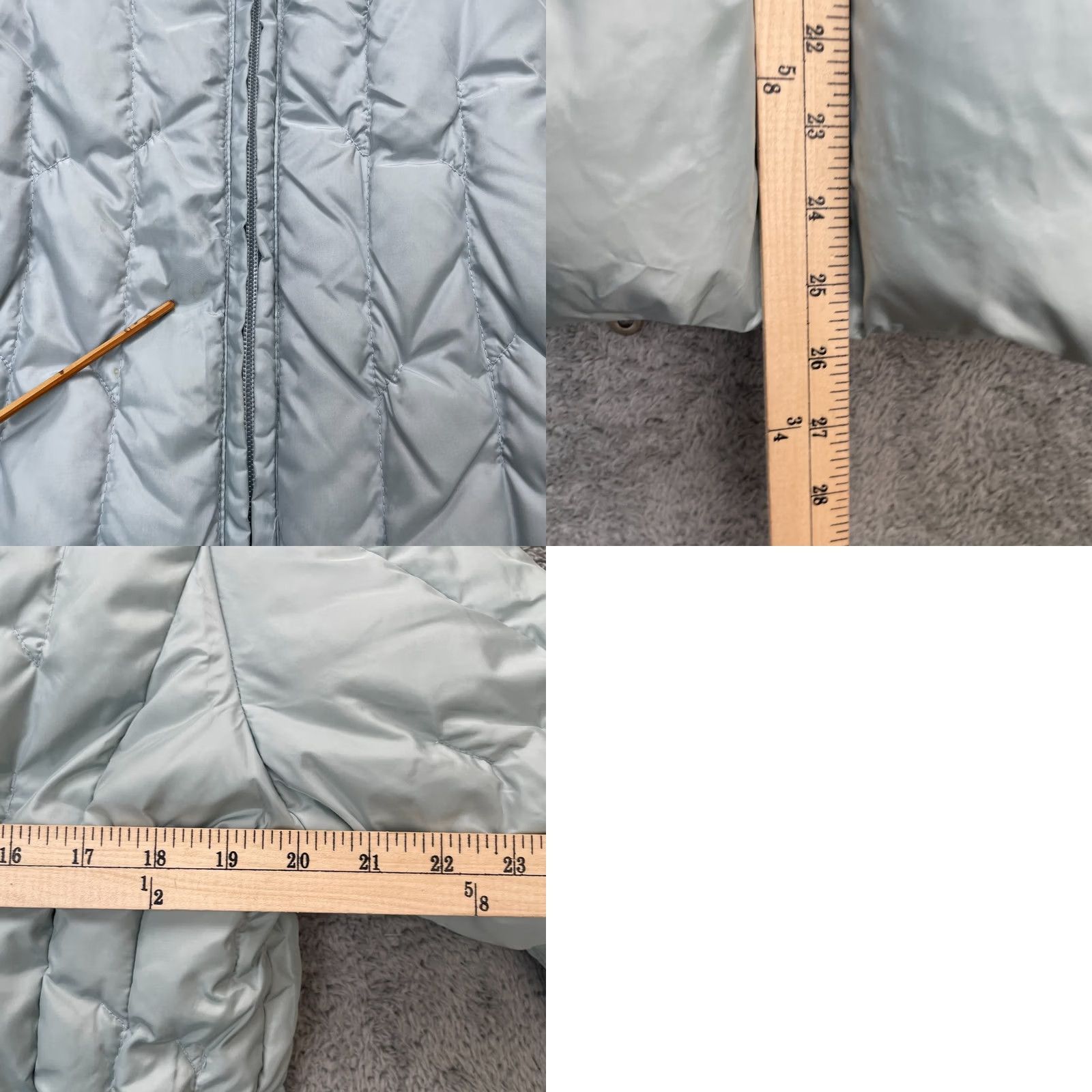 Nine West VINTAGE Nine West Jacket Womens Large Blue Puffer Coat Down Insulated Full Zip Quilted Size L / US 10 / IT 46 - 8 Thumbnail