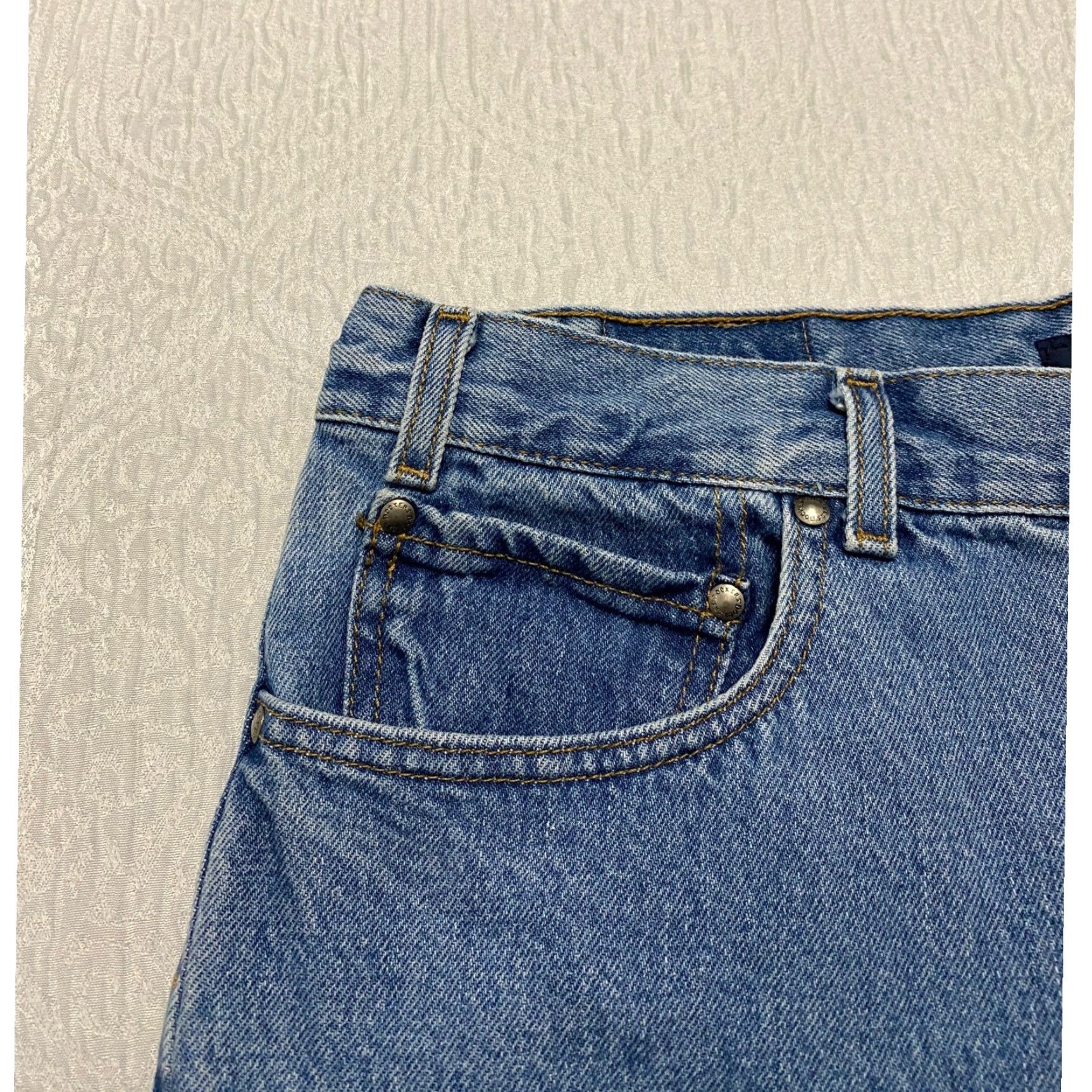 Dockers VINTAGE Dockers Jeans Relaxed Fit Men’s 36x32 Blue Straight Denim 5-Pocket Design Cotton Mens Size US 36 / EU 52 - 2 Thumbnail