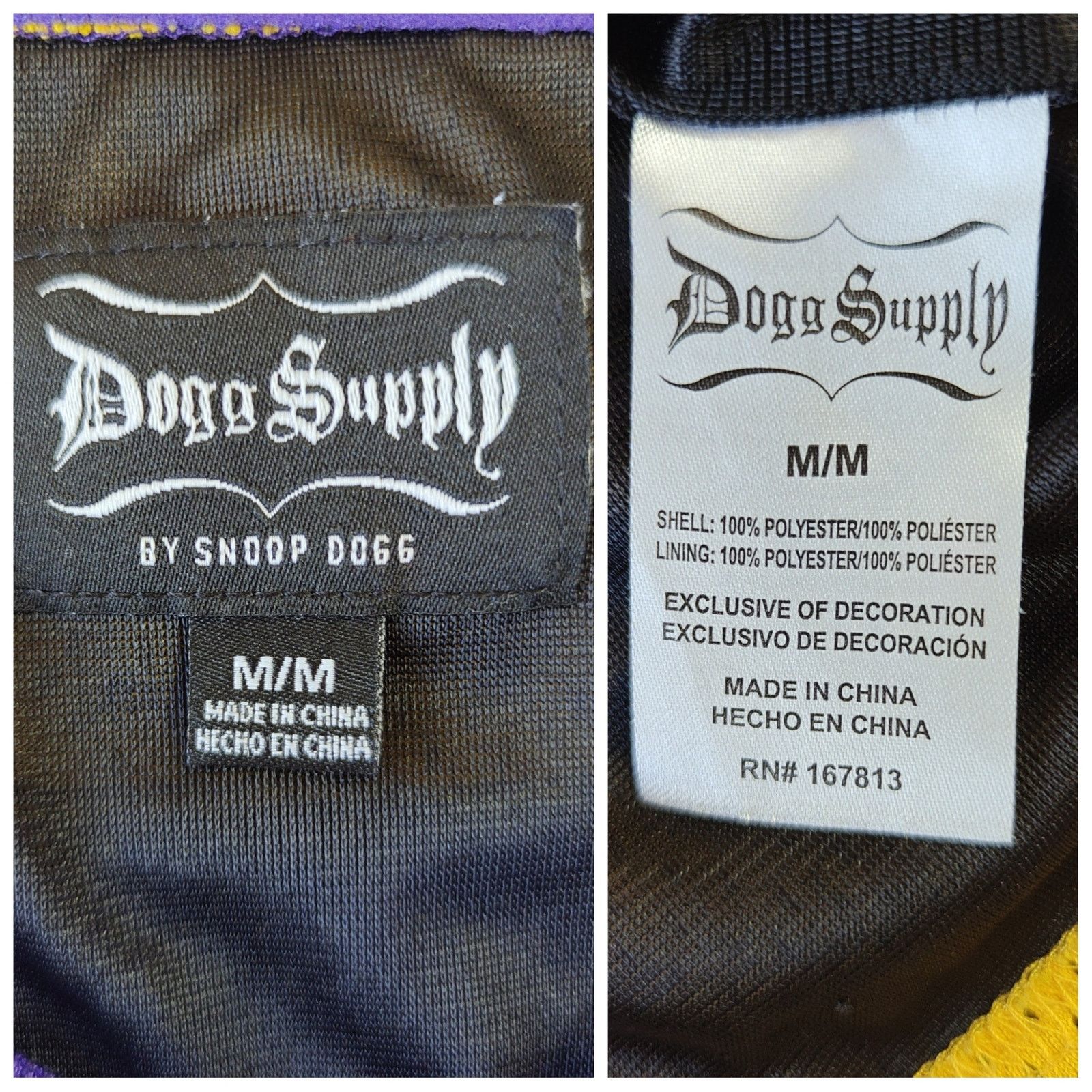 Snoop Dogg Dogg Supply by Snoop Dogg V-Neck Mesh Hockey Jersey sz M Size US M / EU 48-50 / 2 - 8 Thumbnail