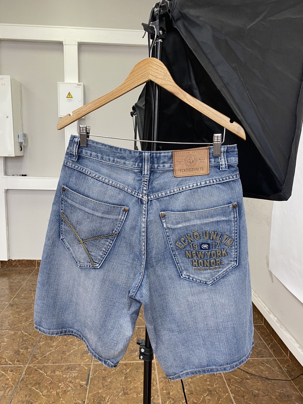 Ecko Unltd. 🇺🇸 Vintage 90s Ecko Unlimited Rap Japan Style Shorts Rare Y2K Size US 30 / EU 46 - 1 Thumbnail