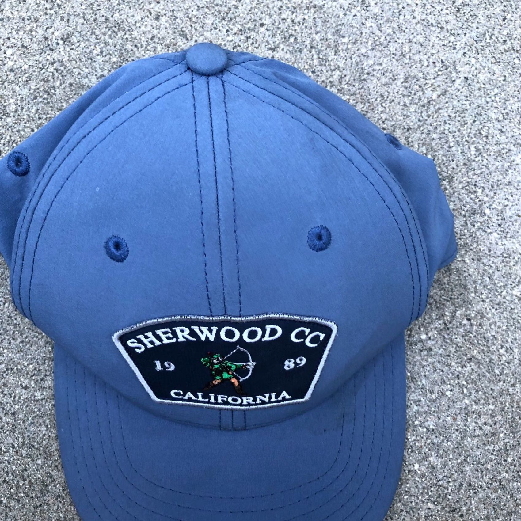 Vintage PUKKA Sherwood Country Club Snapback Hat Men's 1989 California Blue Adjustable Snapback Hat Size ONE SIZE - 3 Thumbnail