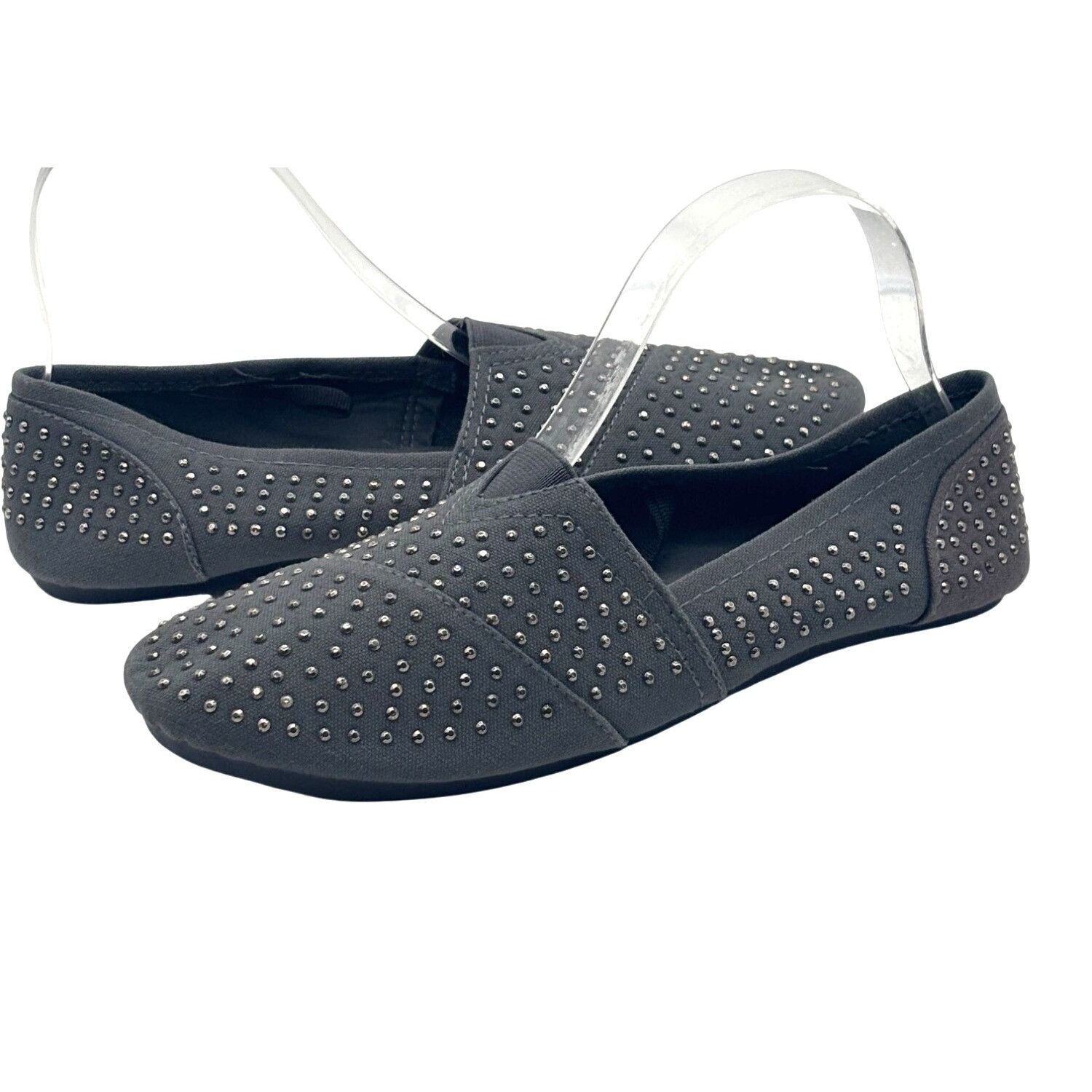 Other Blue suede brand women’s riveted textile slip on sneakers, G Size US 10 / IT 40 - 1 Thumbnail