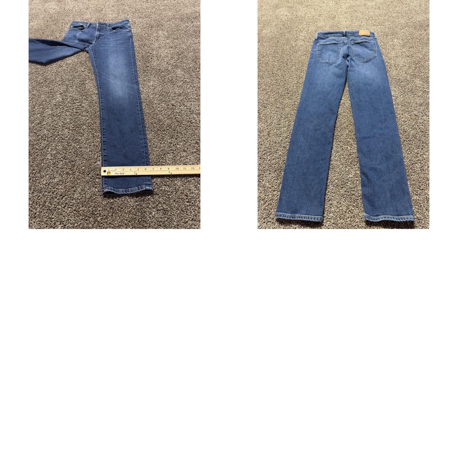 American Eagle Outfitters VINTAGE? No — American Eagle Slim Straight Men Jeans 30x32 Blue Denim Air Flex Plus Size US 30 / EU 46 - 8 Thumbnail