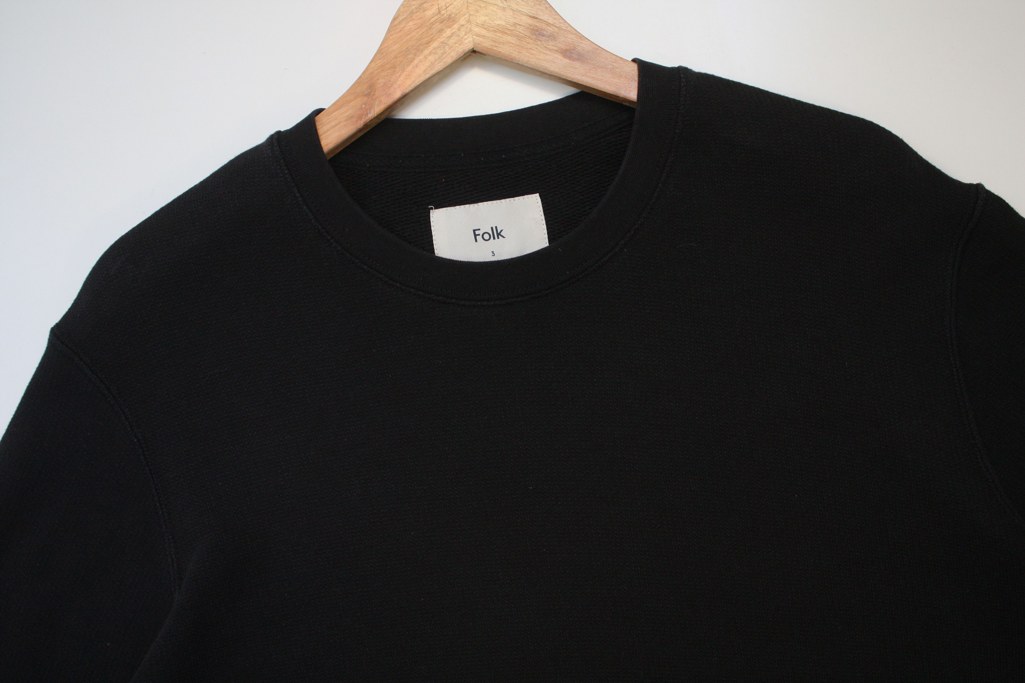 Folk Folk Black Sweatshirt Men's 3 Size US M / EU 48-50 / 2 - 4 Thumbnail