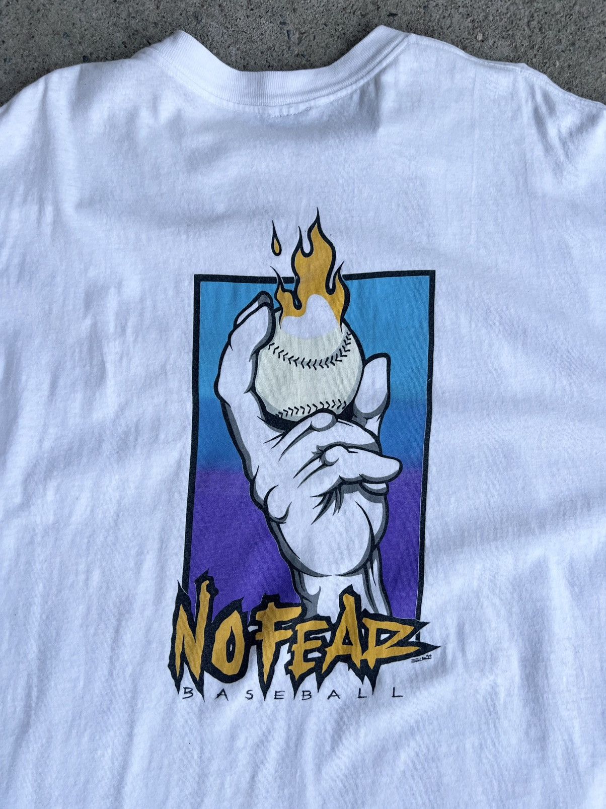 Vintage 90s No Fear Tshirt