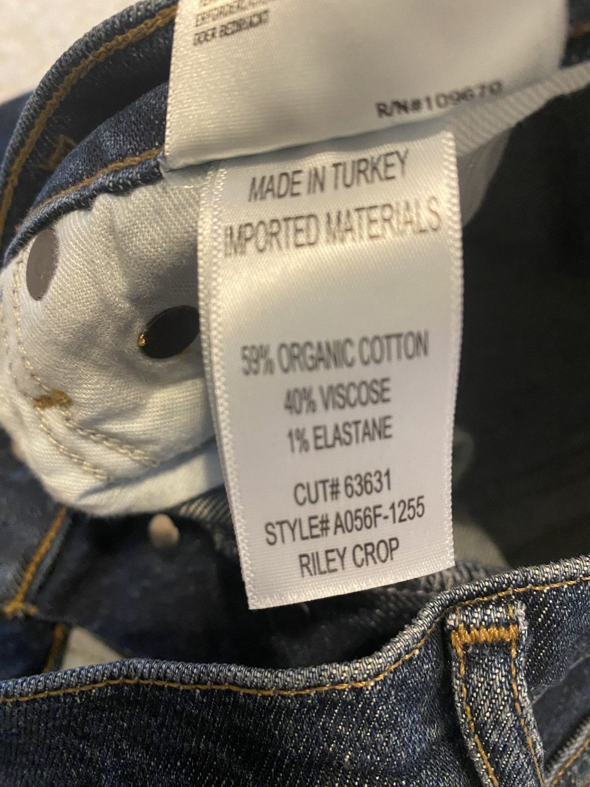 Agolde Agolde High Rise Straight Crop Jeans Button Fly Size 25 Size 25" / US 0 / IT 36 - 5 Thumbnail