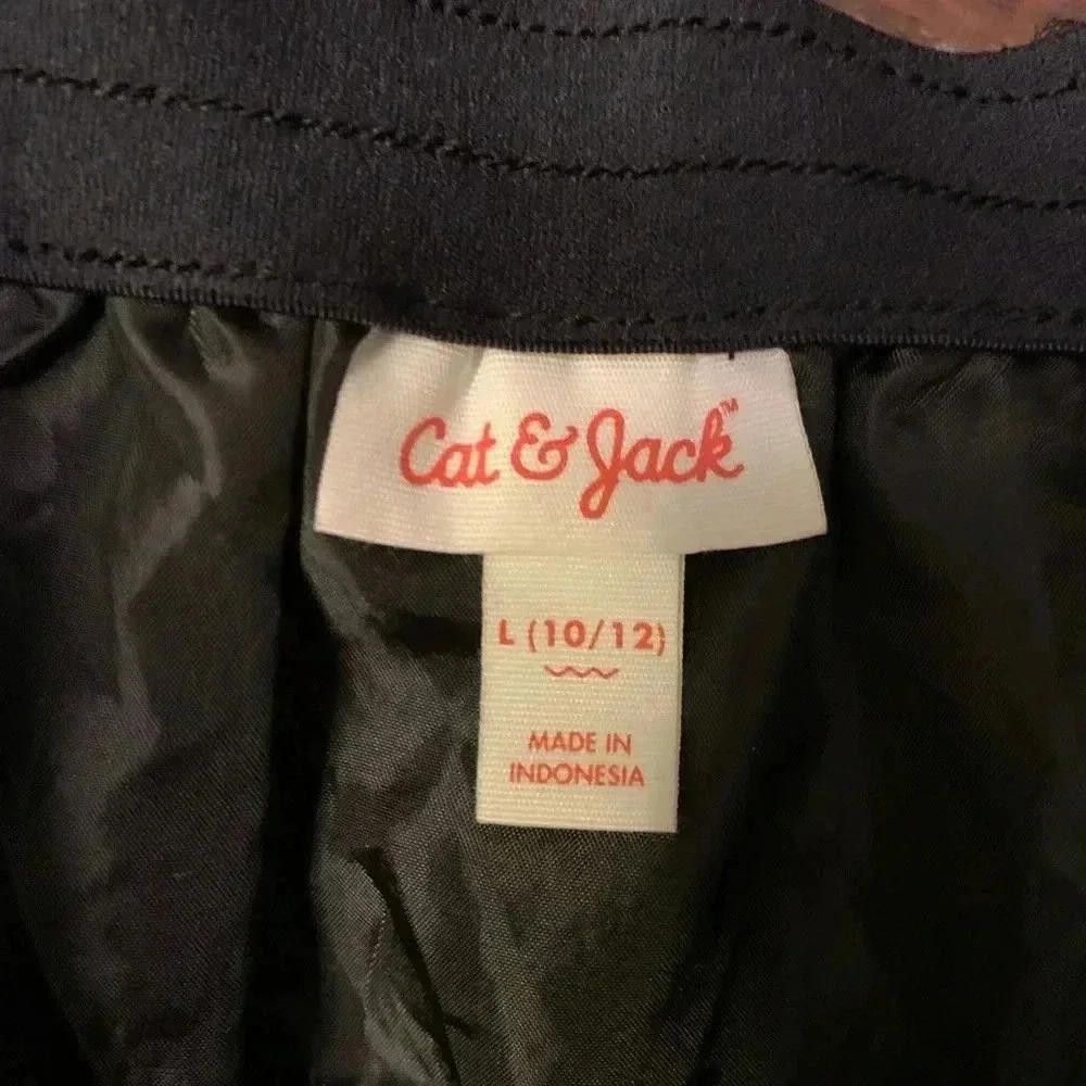 Designer Cat & Jack Girls' Black Tulle Skirt with Gold Sparkle Size 24" / US 00 / IT 34 - 3 Thumbnail