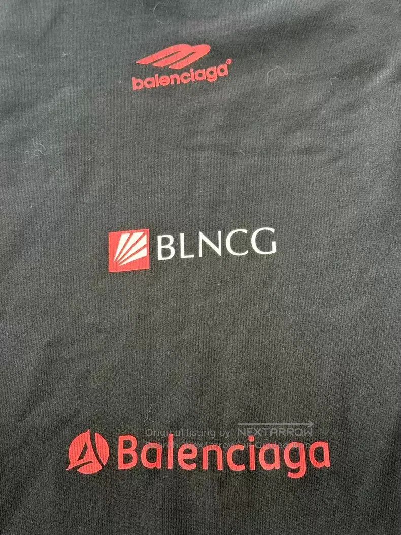 Balenciaga Balenciaga size XS Letter Pattern Printed Straight Leg Bla Size US 27 - 3 Thumbnail