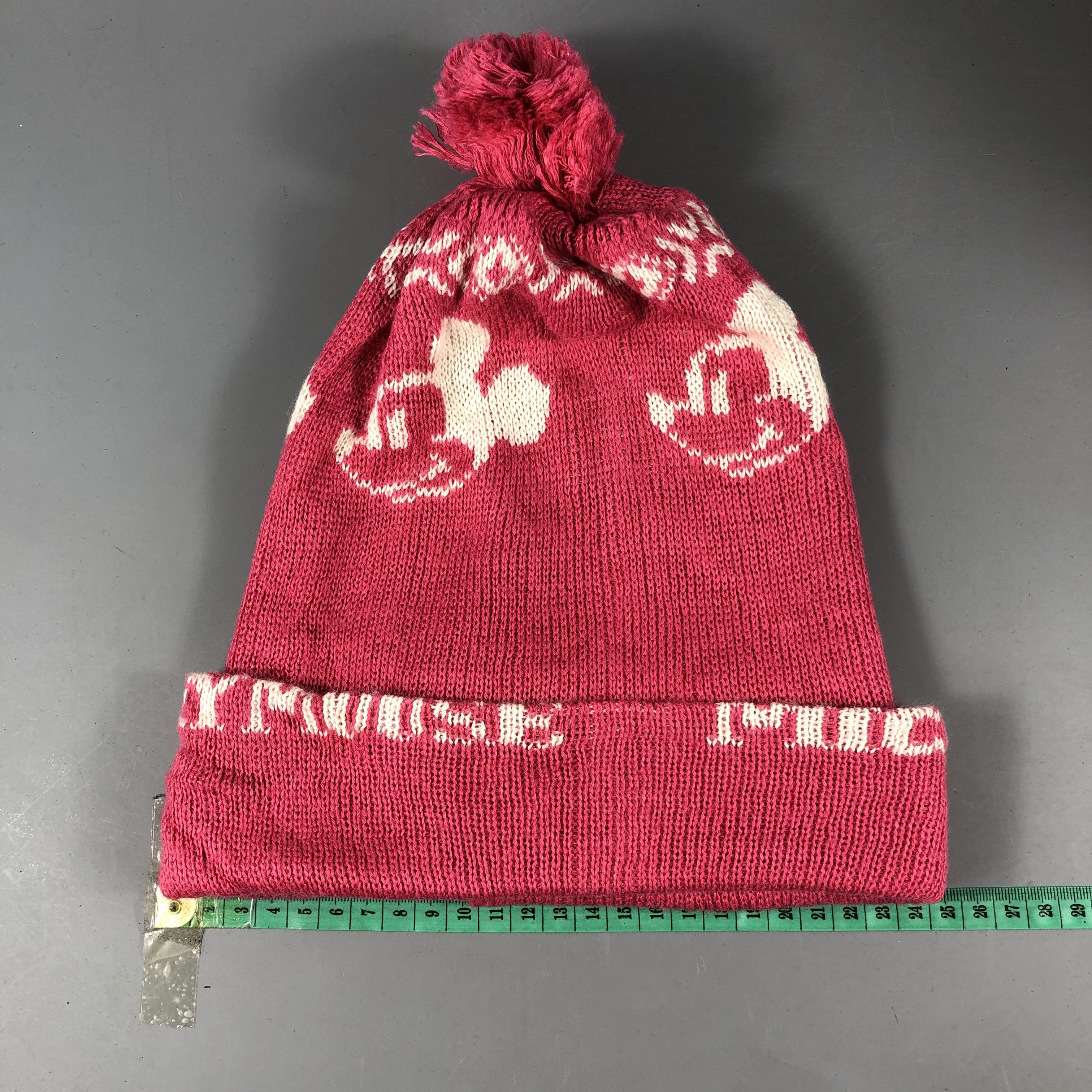 Japanese Brand × Mickey Mouse Mickey x Cross Beanie Snow Cap Hat Size ONE SIZE - 3 Thumbnail