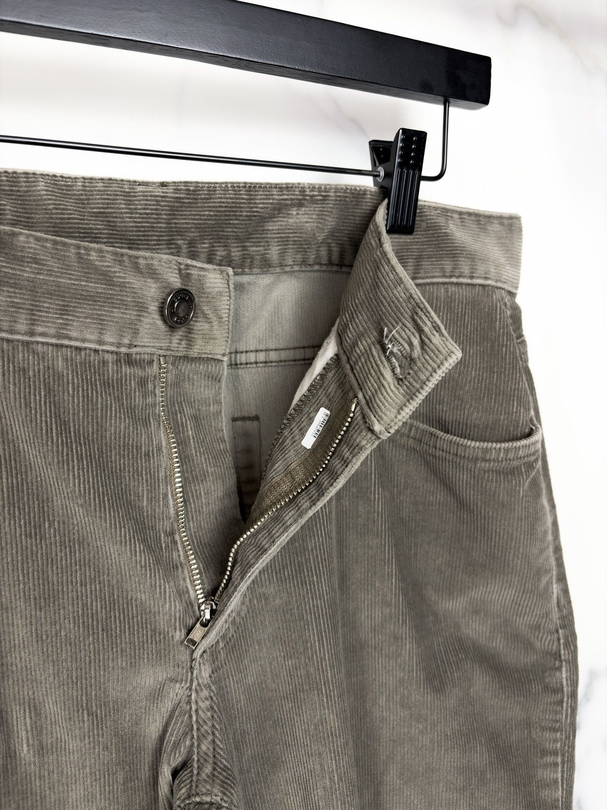 Gucci Gucci Tom Ford Leather Patch Bootcut Corduroy Jeans Olive Size US 32 / EU 48 - 7 Thumbnail