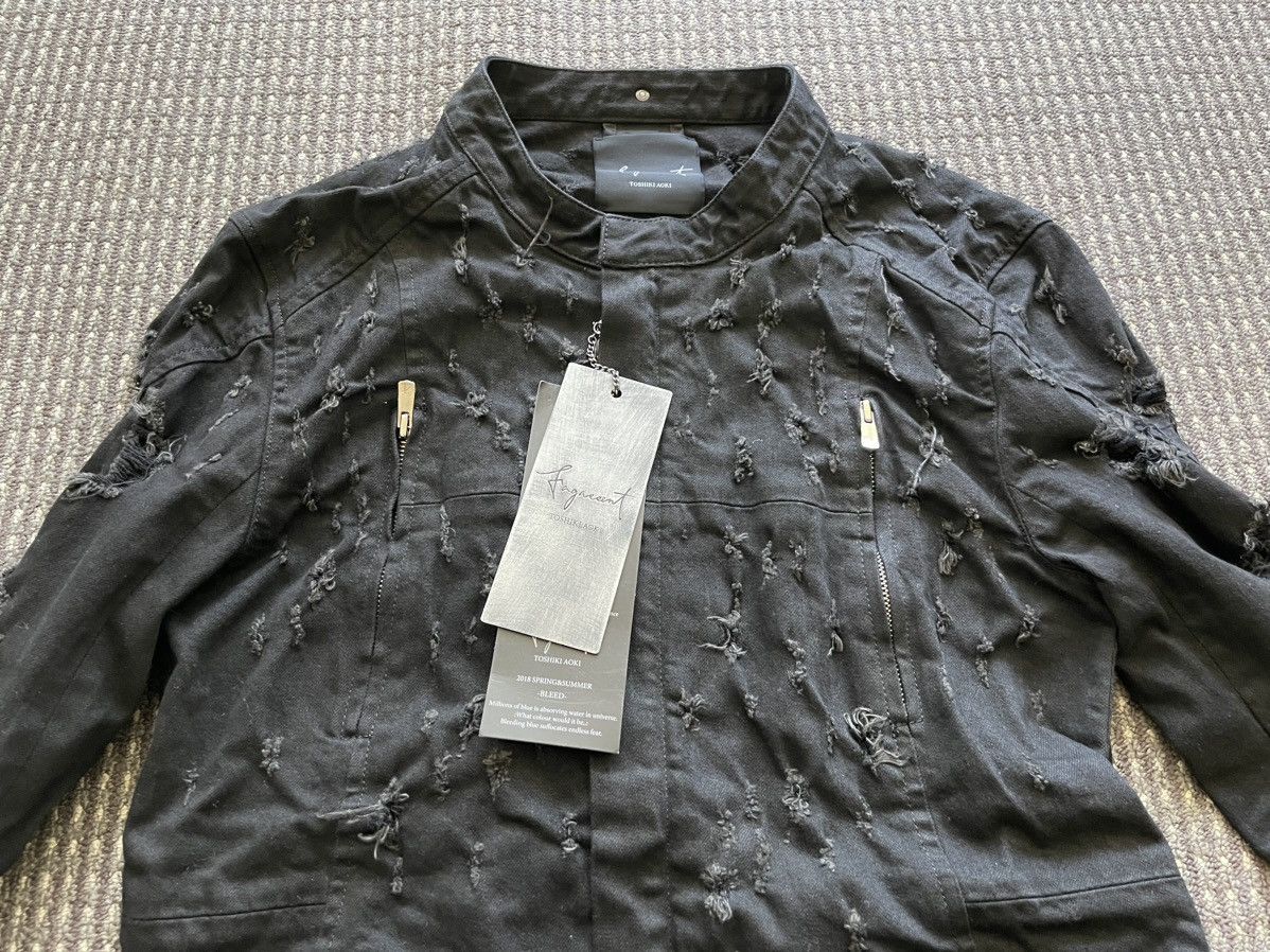 Fagassent Toshiki Aoki Shotgun Distressed Denim Jacket Size US M / EU 48-50 / 2 - 3 Thumbnail