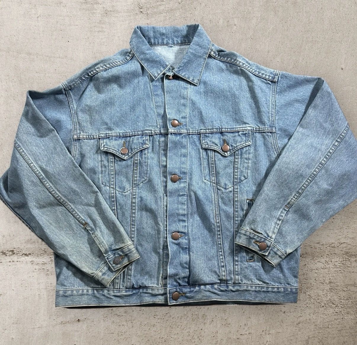 Vintage Vtg Stevie Ray Vaughan Denim Jacket XL Double Trouble 90s Size US XL / EU 56 / 4 - 2 Thumbnail