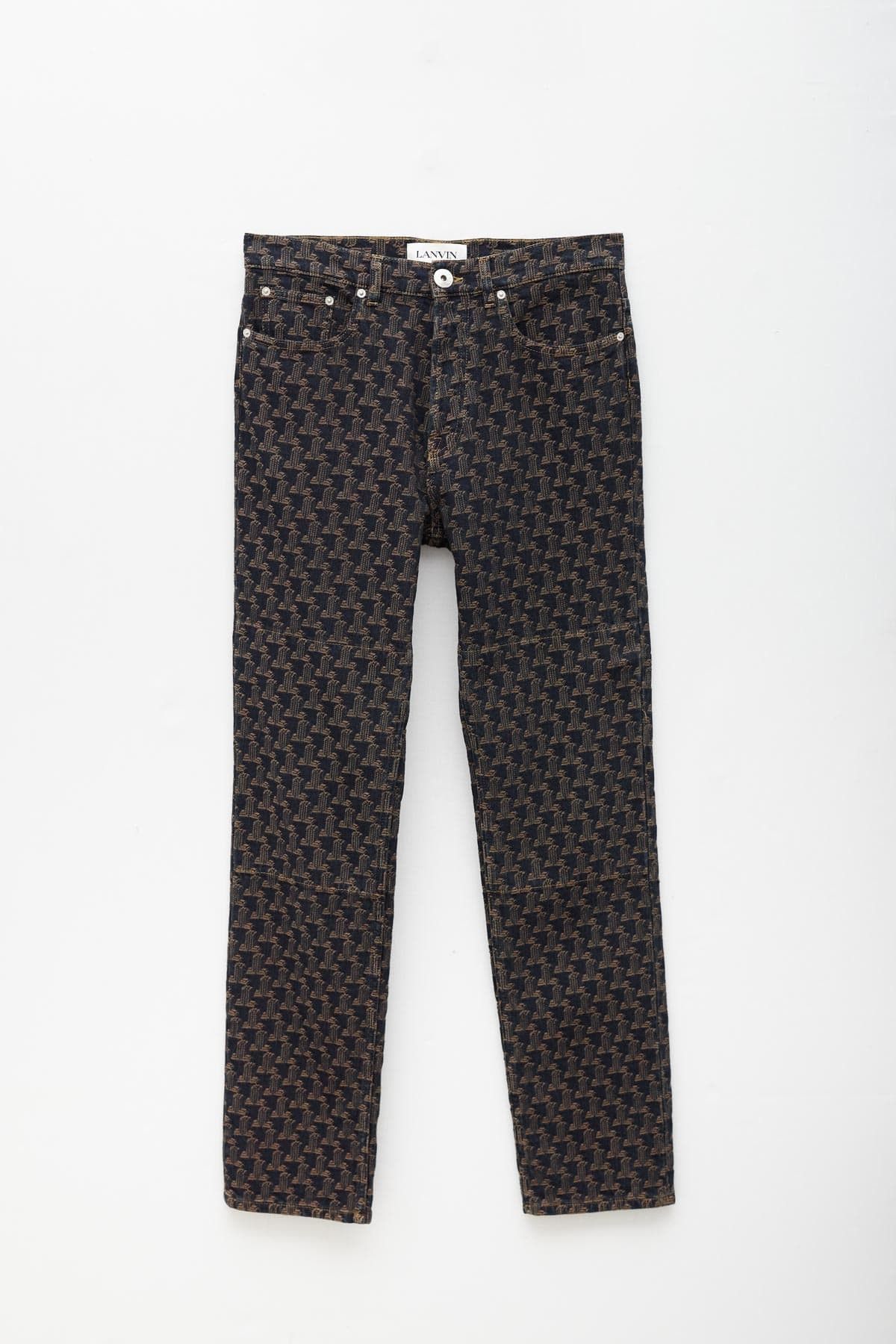 Lanvin o1y0125 Jeans Pant in Multicolor Size US 33 - 1 Thumbnail