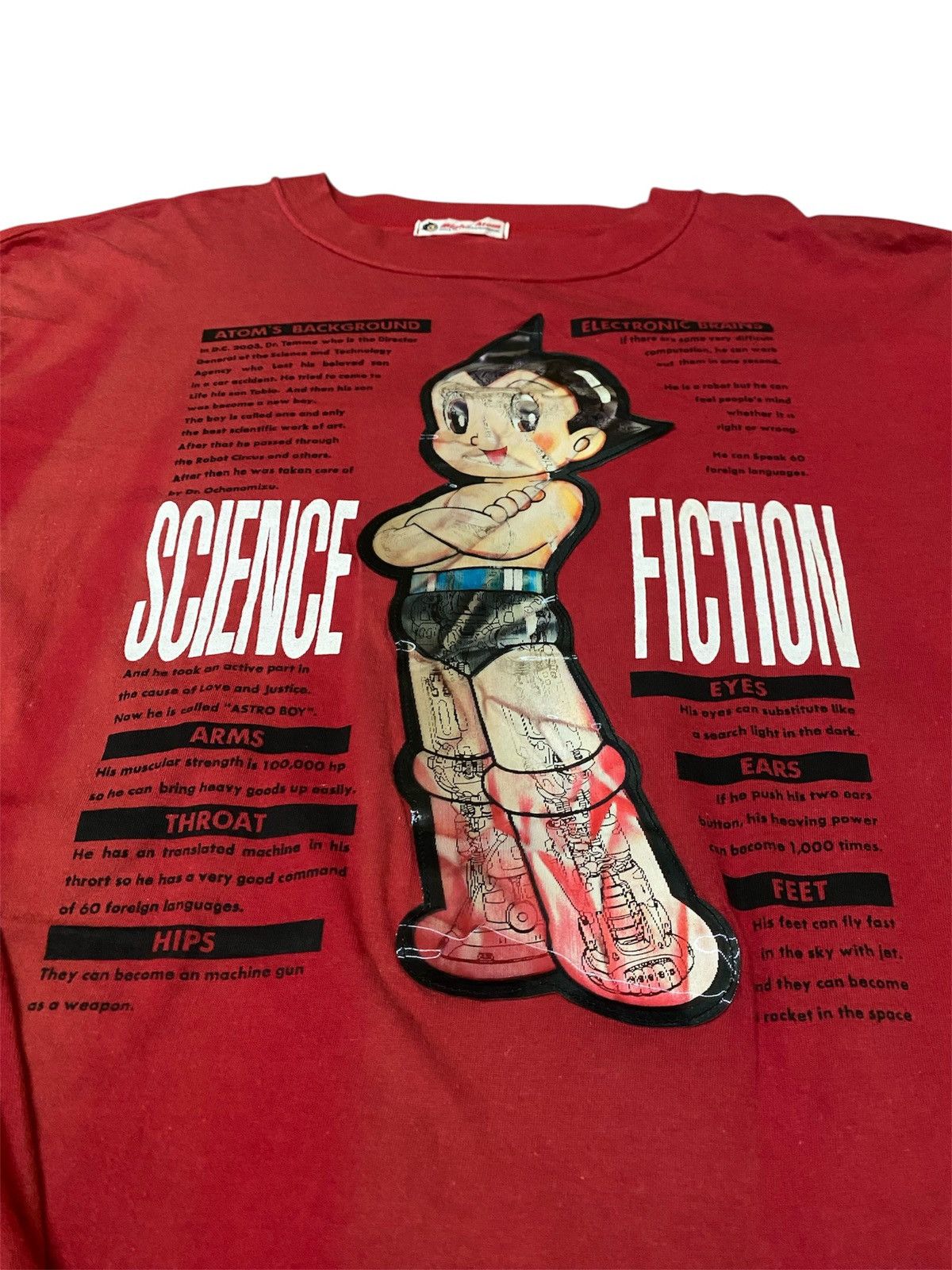 Anime Astro boy Mighty Atom 3D Hologram Science Fiction L/S Shirt Size US M / EU 48-50 / 2 - 3 Thumbnail