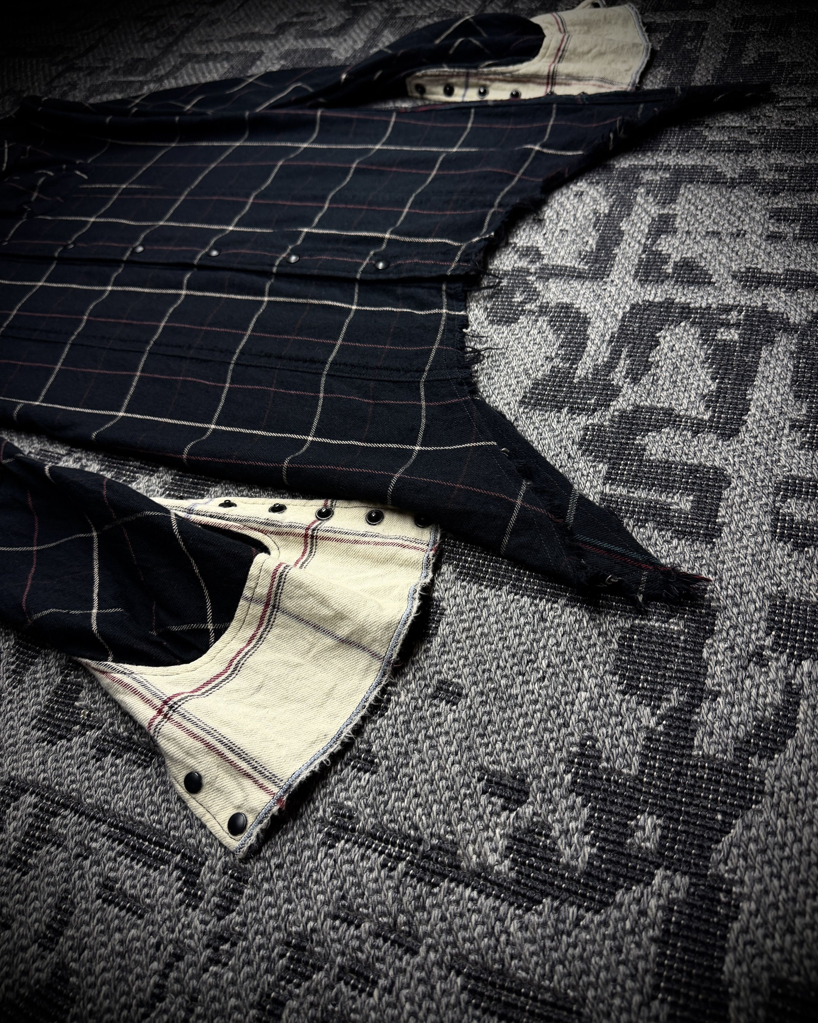 Le Grande Bleu (L.G.B.) LGB Patchwork Asymmetric Flare Shirt Size US S / EU 44-46 / 1 - 5 Thumbnail