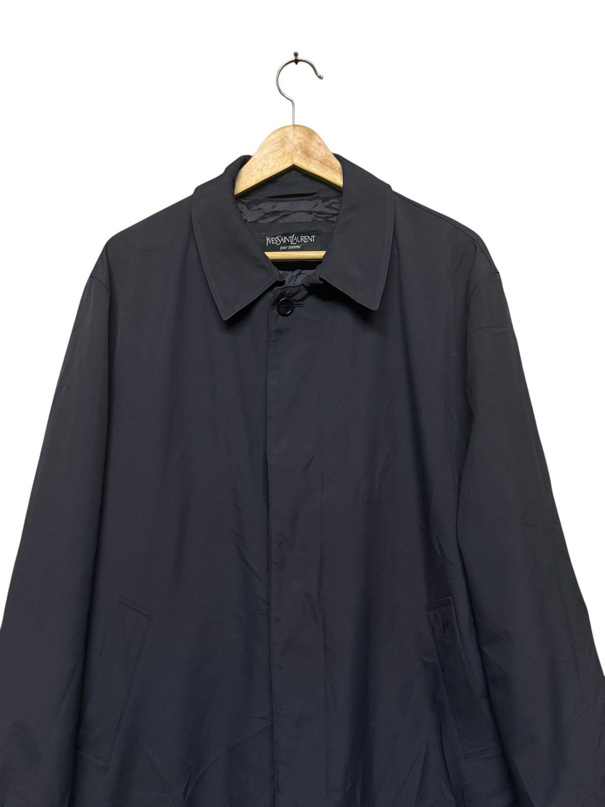Yves Saint Laurent Vtg🔥Yves Saint Laurent Pour Homme Trench Coat Jacket Size US L / EU 52-54 / 3 - 4 Thumbnail