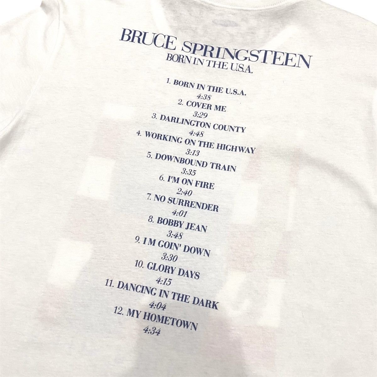Band Tees Bruce Springsteen Born In The USA Album Tshirt Size US L / EU 52-54 / 3 - 8 Thumbnail
