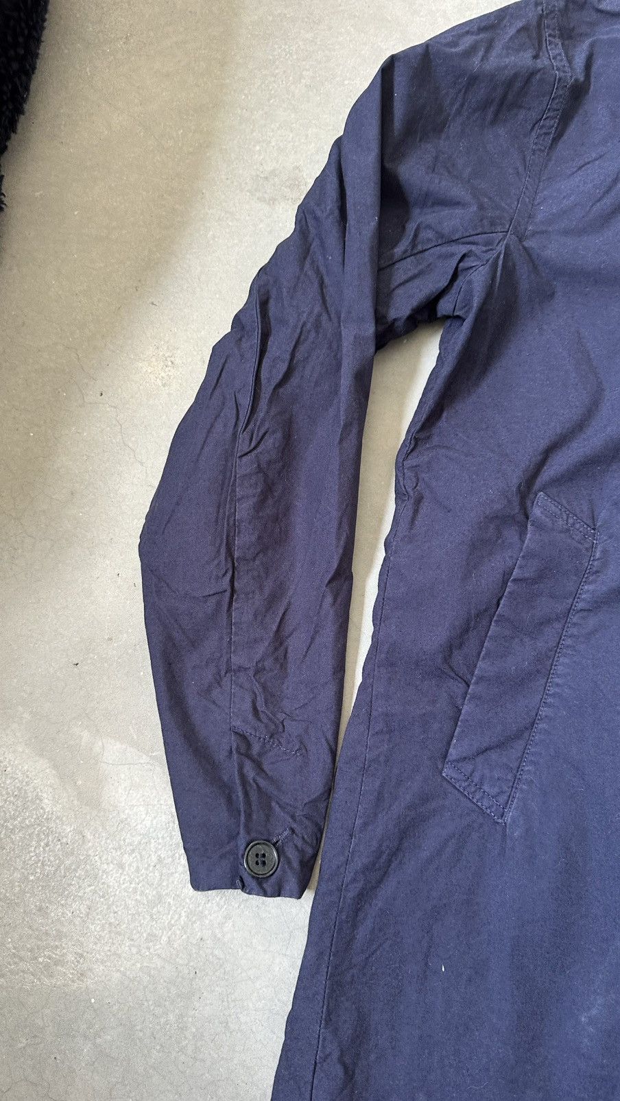 Japanese Brand D.M.G. BY DOMINGO INDIGO BUTTON UP JACKET Size US M / EU 48-50 / 2 - 6 Thumbnail