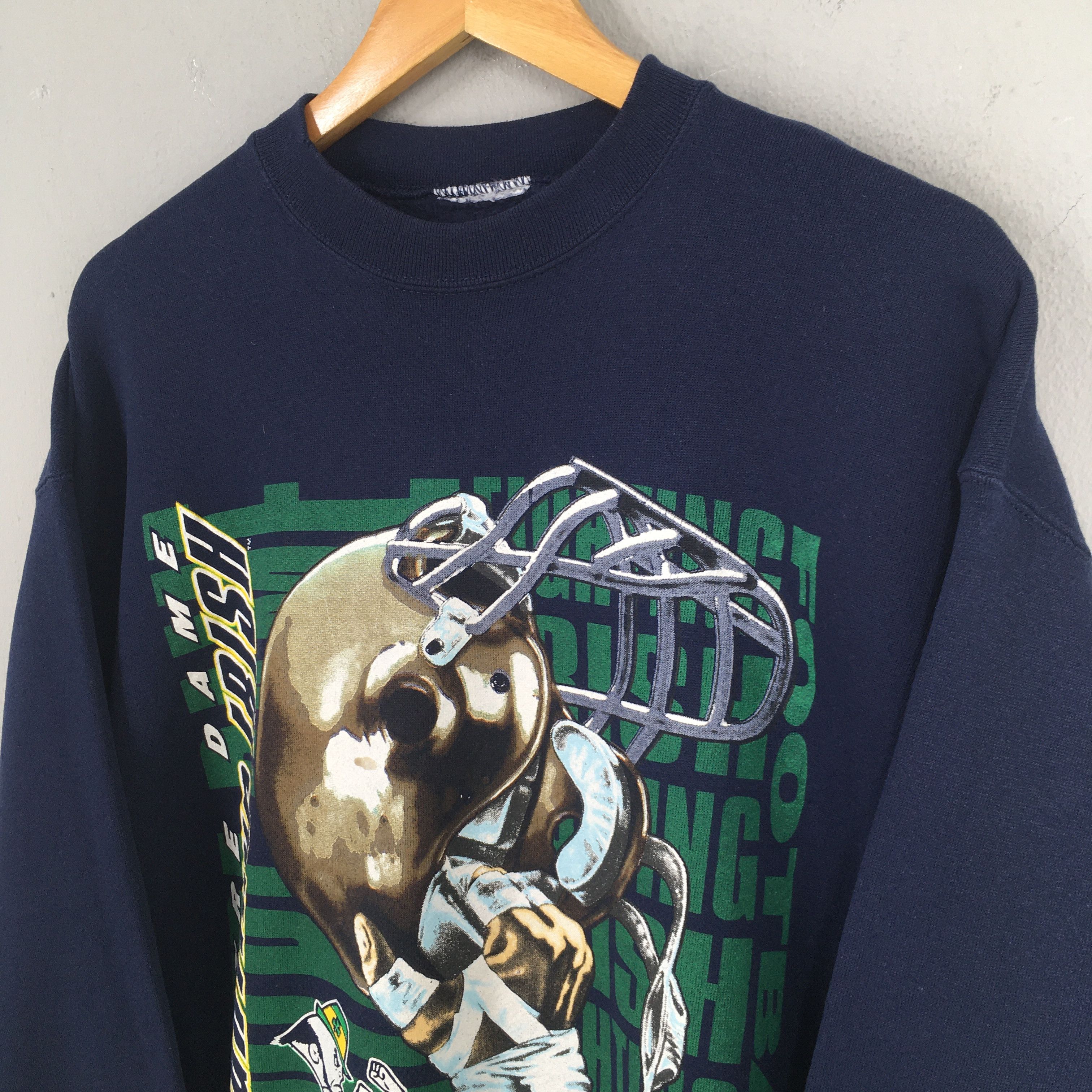 Other Vintage Notre Dame Fighting Irish Sweatshirt Large Size US L / EU 52-54 / 3 - 3 Thumbnail