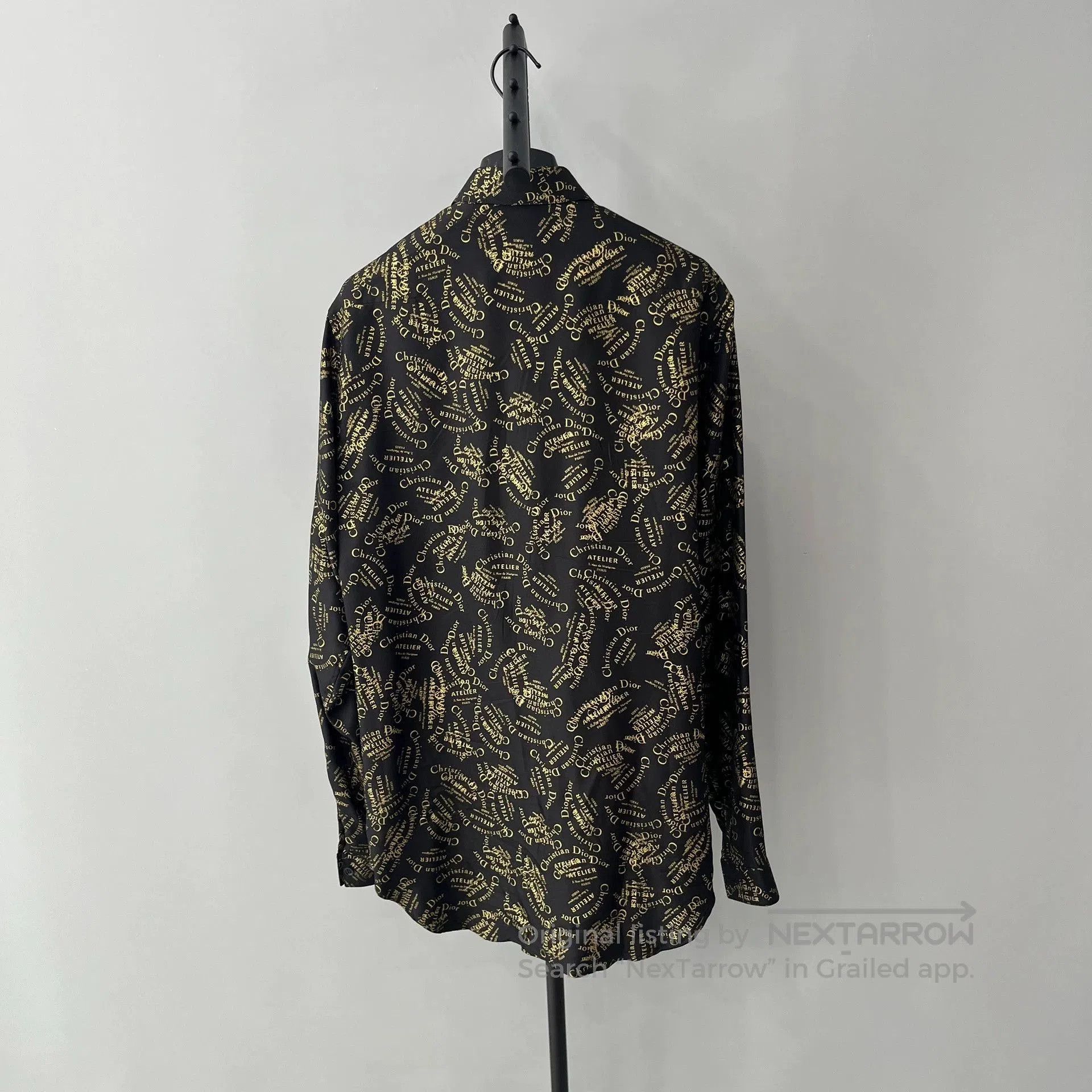 Dior dior graffiti logo long sleeve shirt. Size US M / EU 48-50 / 2 - 2 Thumbnail