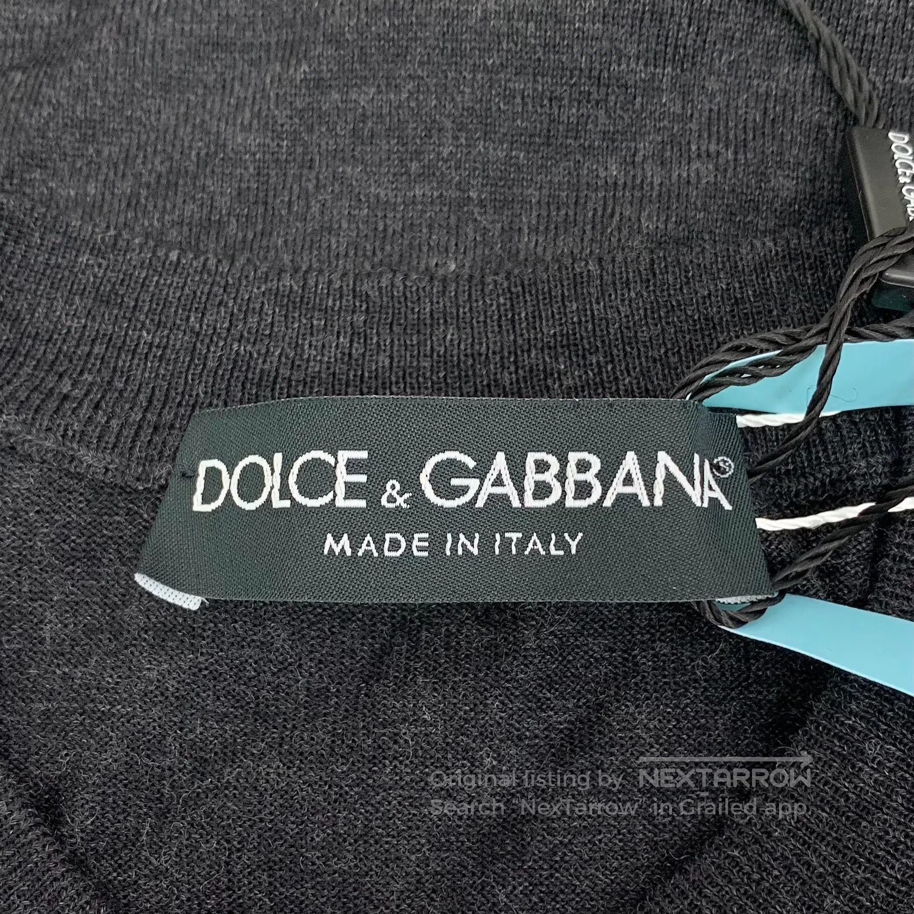 Dolce & Gabbana Dolce Gabbana Black Wool Round Neck Long Sleeve Knitwear| Size US XS / EU 42 / 0 - 5 Thumbnail