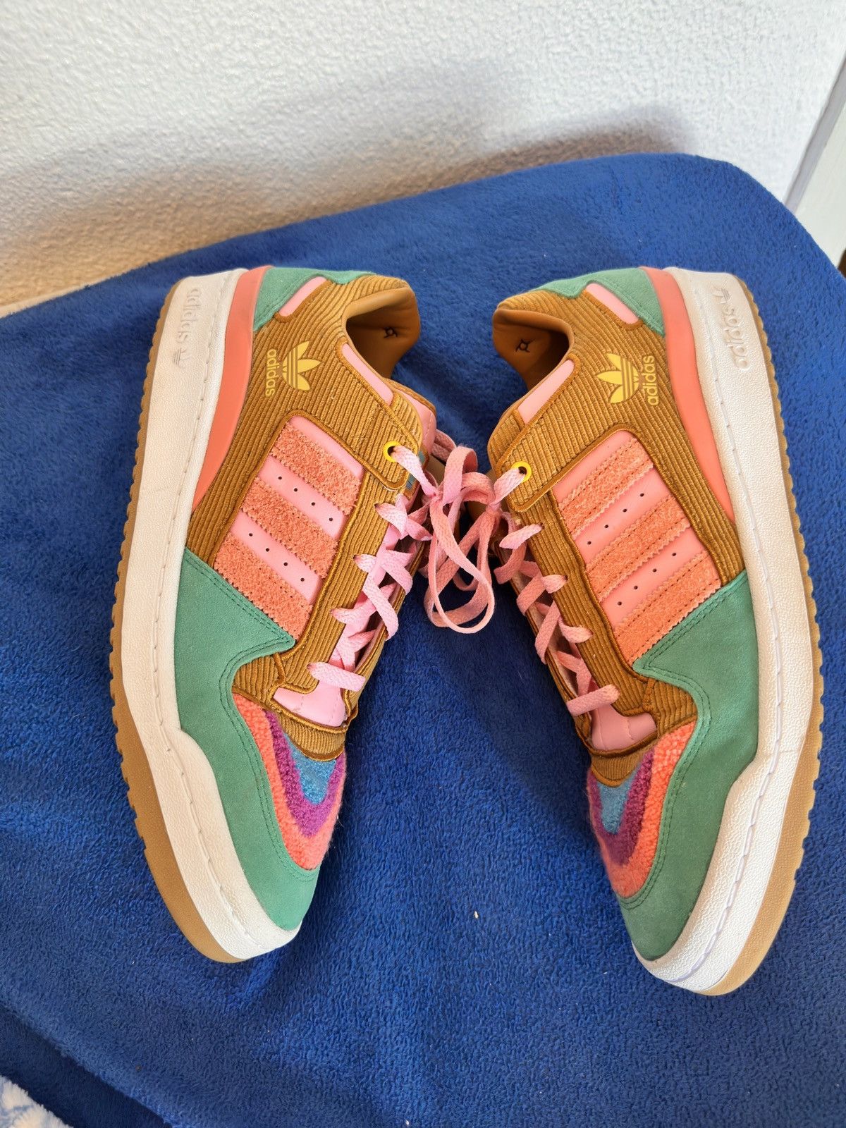Adidas Adidas forum low x the Simpsons living room Size US 12.5 / EU 45-46 - 7 Thumbnail