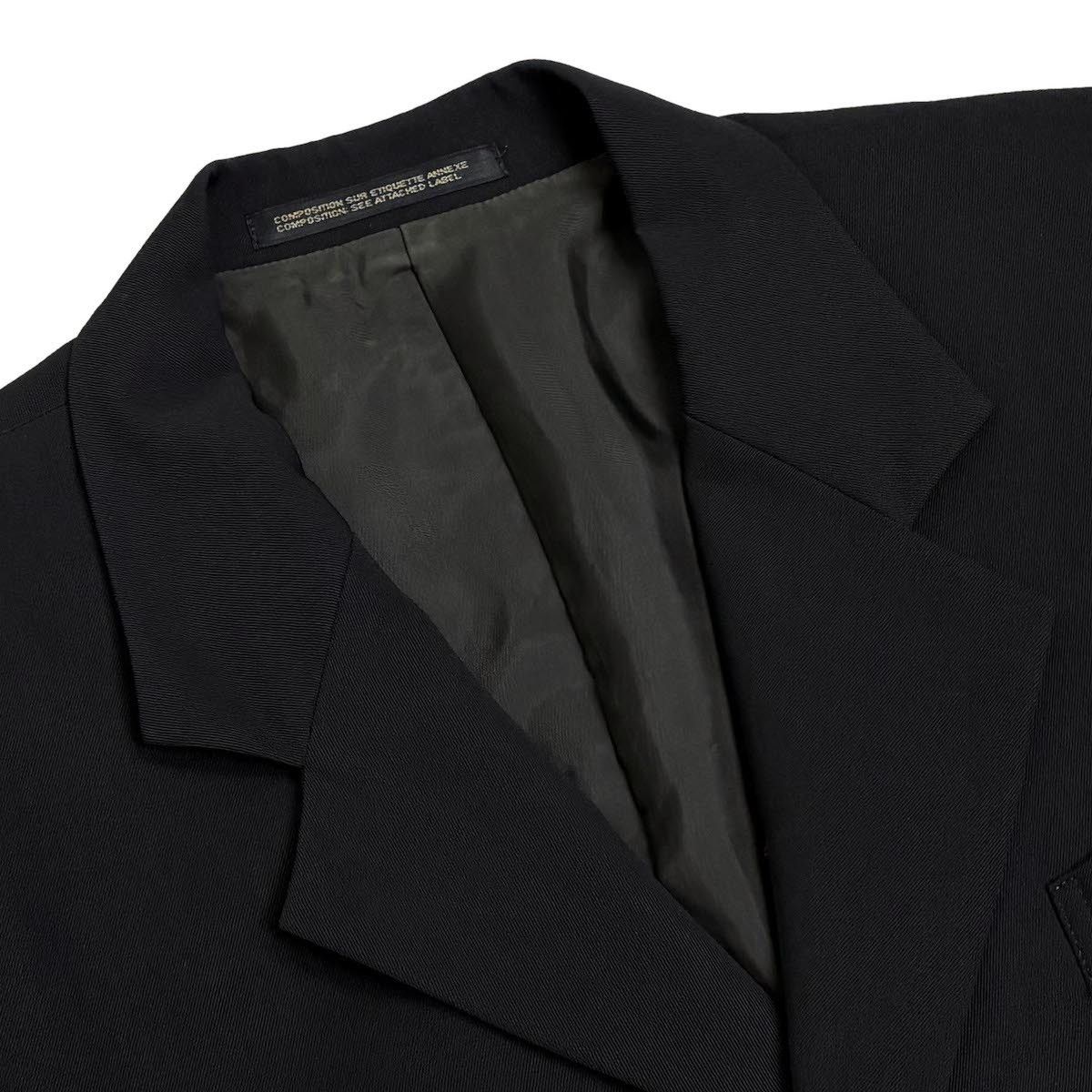 Yohji Yamamoto Yohji Yamamoto Femme Wool Gabardine Cropped Tailored Jacket Size S / US 4 / IT 40 - 8 Thumbnail