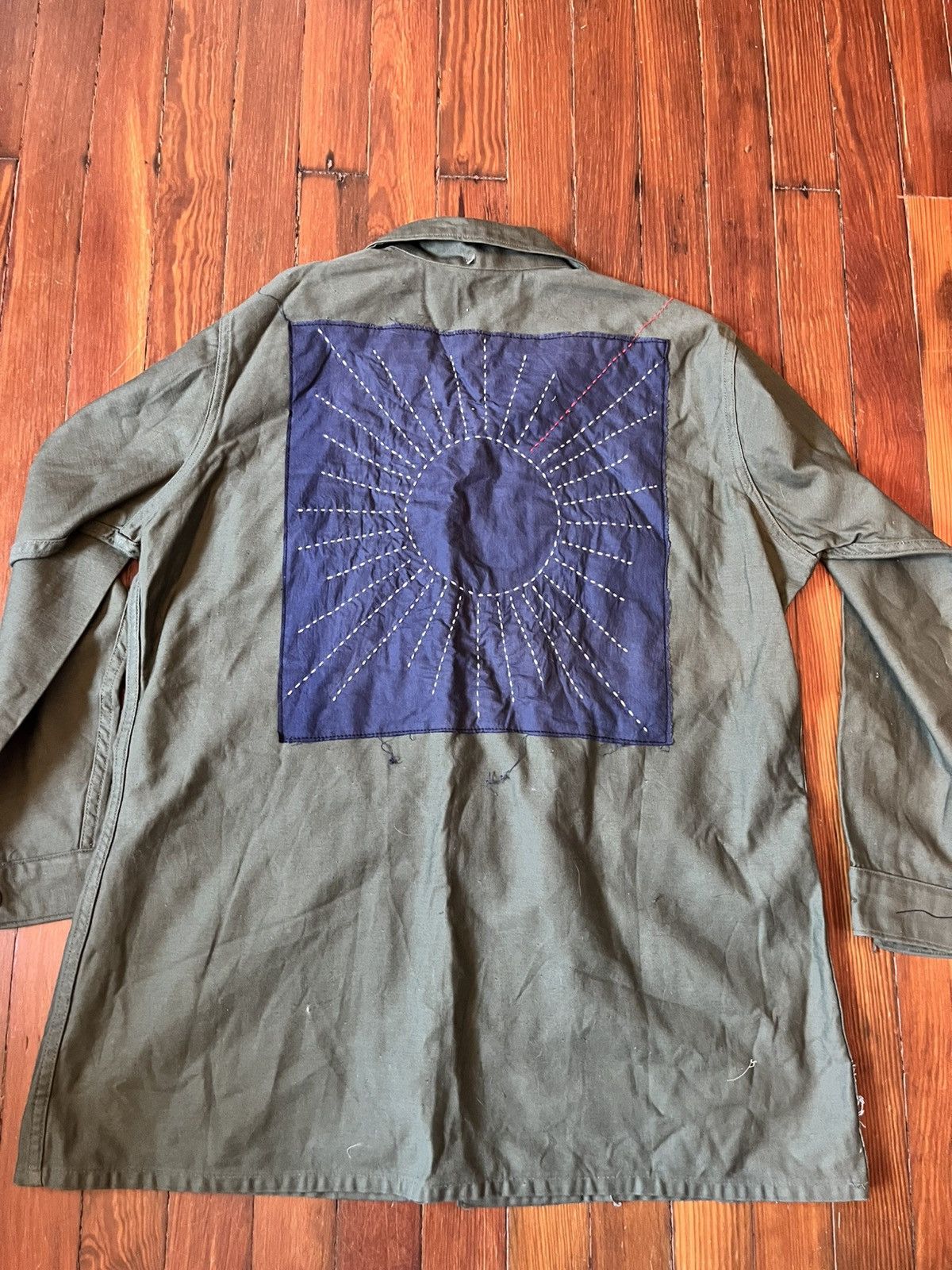 Vintage Vintage sashiko military button up Size US L / EU 52-54 / 3 - 2 Thumbnail