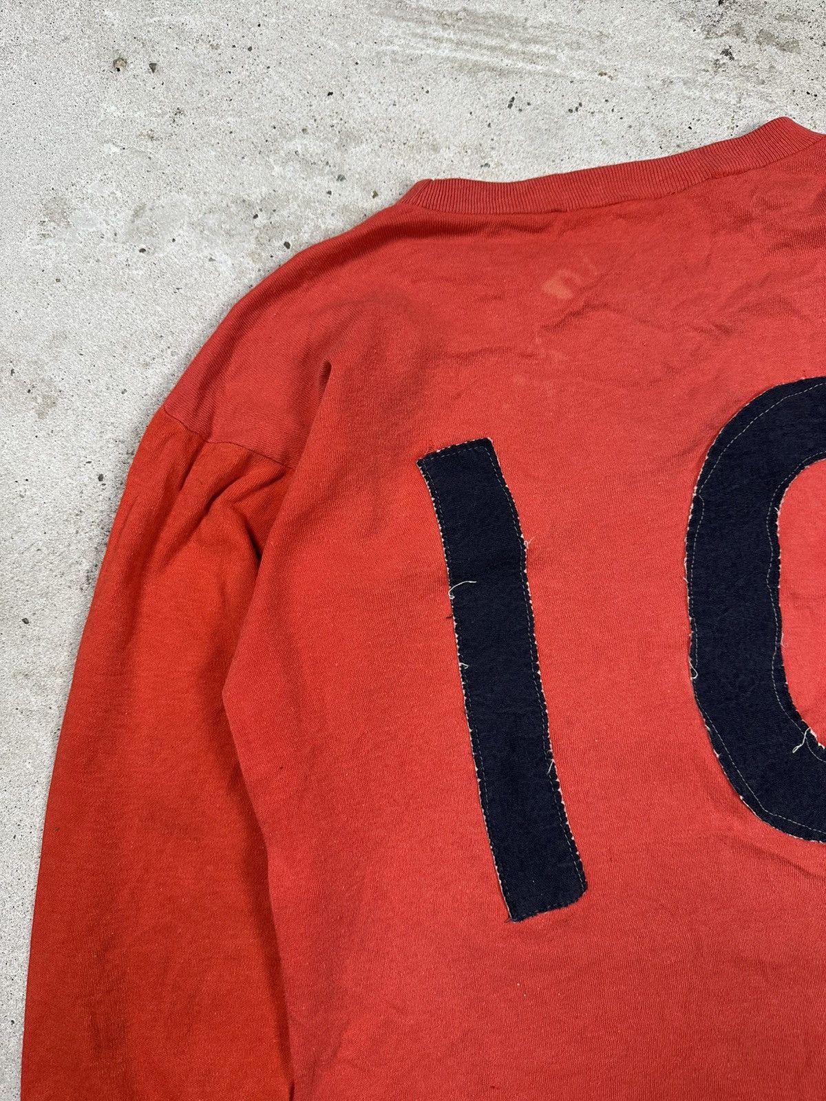 Vintage Vintage 50/60s Red Long Sleeve Jersey #10 Rare Size US S / EU 44-46 / 1 - 15 Thumbnail