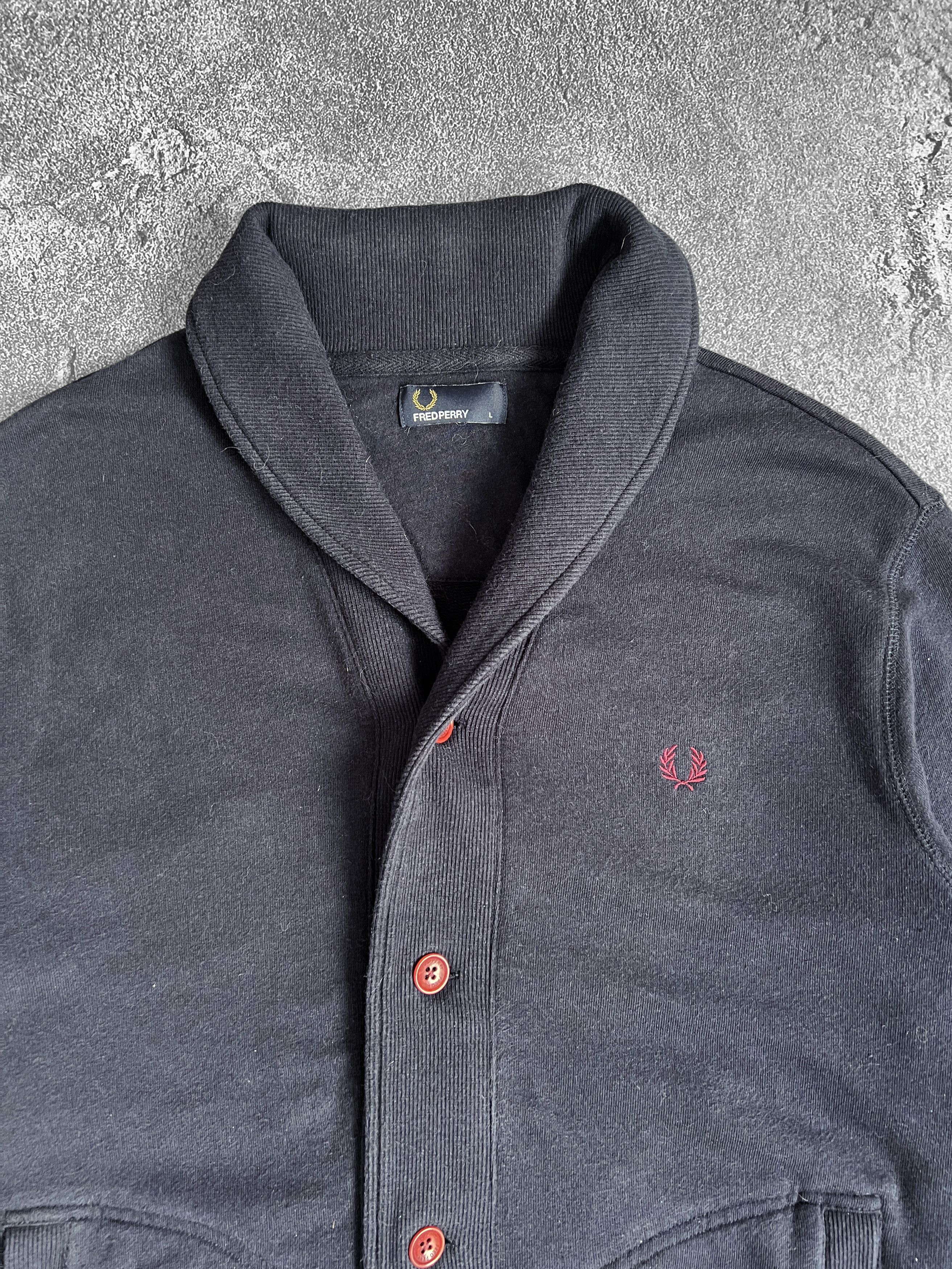 Fred Perry Fred Perry cardigan knit sweater 90s Size US L / EU 52-54 / 3 - 5 Thumbnail