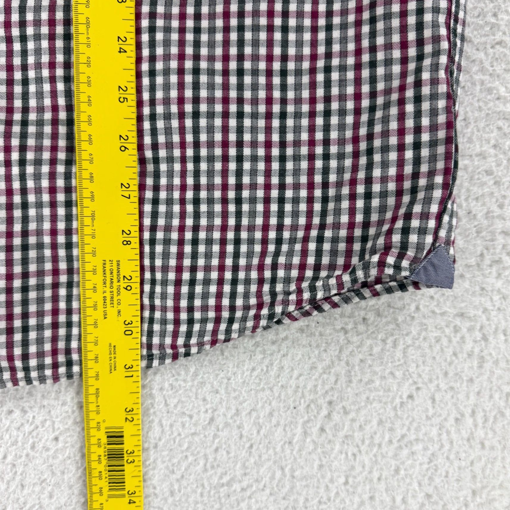 Lacoste Lacoste Button-Up Shirt Mens XL Black Plaid Long Sleeve 100% Cotton Regular Size US XL / EU 56 / 4 - 6 Thumbnail